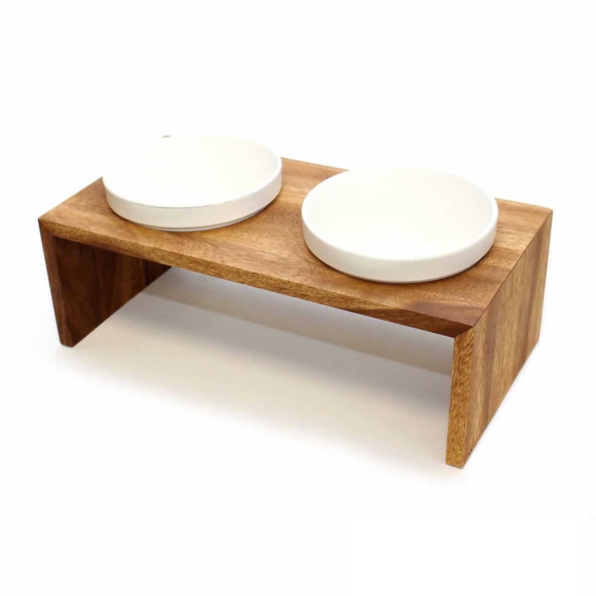 Wolters Napf-Set Gohan Doppelnapf teak