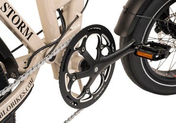 DIABLO BIKES E-Bike Storm, 7 Gang Shimano Tourney Schaltwerk, Kettenschaltung, Heckmotor, 360 Wh Akku, Pedelec, Elektrofahrrad für Damen u. Herren, Cityrad