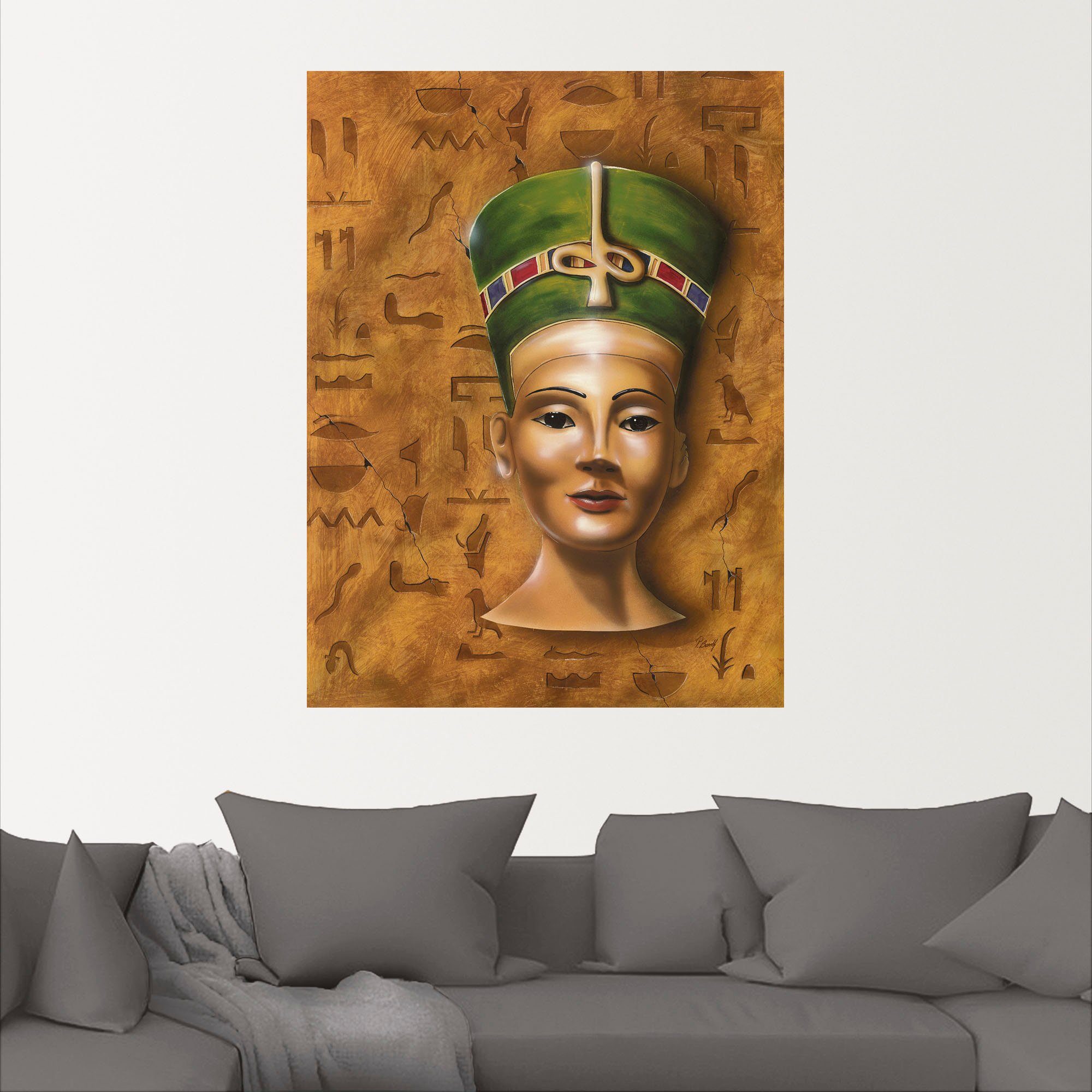 Artland Wandbild »Cleopatra«, Menschen (1 Stück), in vielen Größen & Produktarten - Alubild / Outdoorbild für den Außenbereich, Leinwandbild, Poster, Wandaufkleber / Wandtattoo auch für Badezimmer geeignet-kaufen