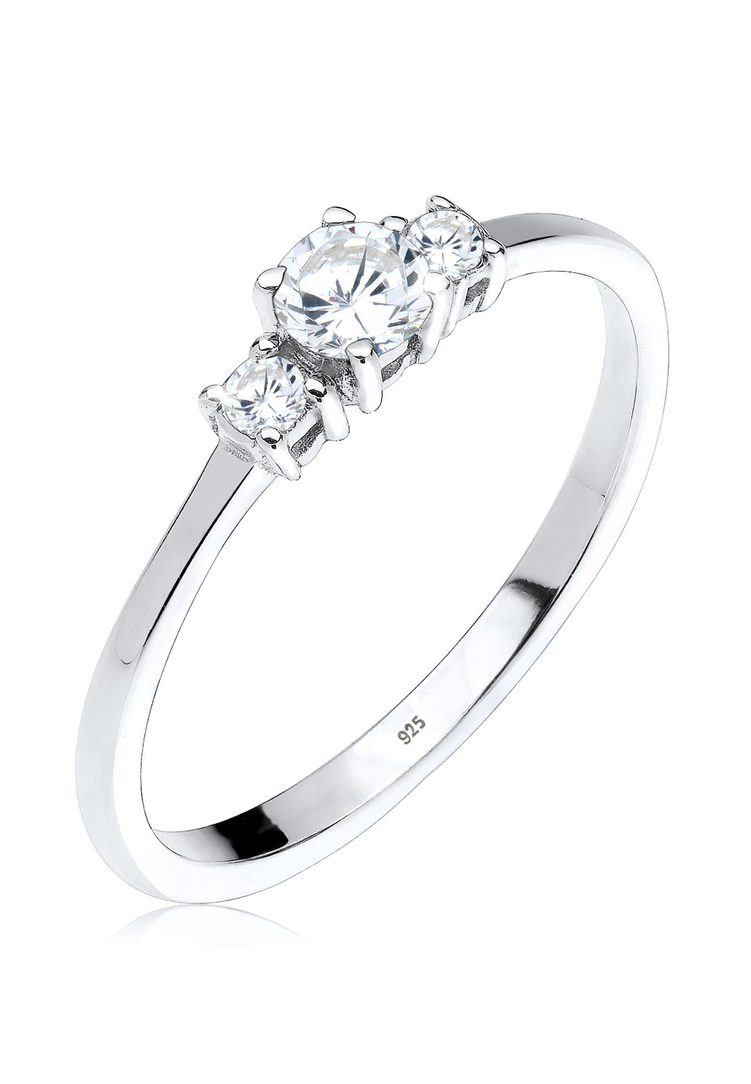 Elli Fingerring Verlobungsring Zirkonia 925 Silber günstig online kaufen