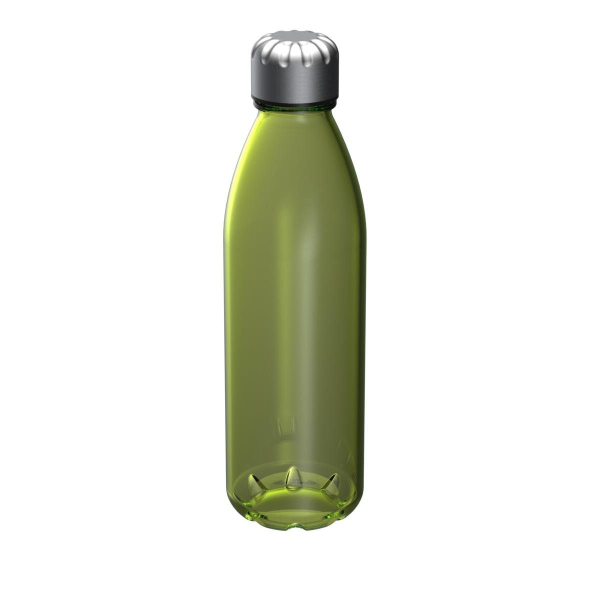 elasto Trinkflasche Colare Sportflasche 600 ml Kohlensäure geeignet Flasche, Made in Germany, Spülmaschinengeeignet, 100% recylebar, Becher