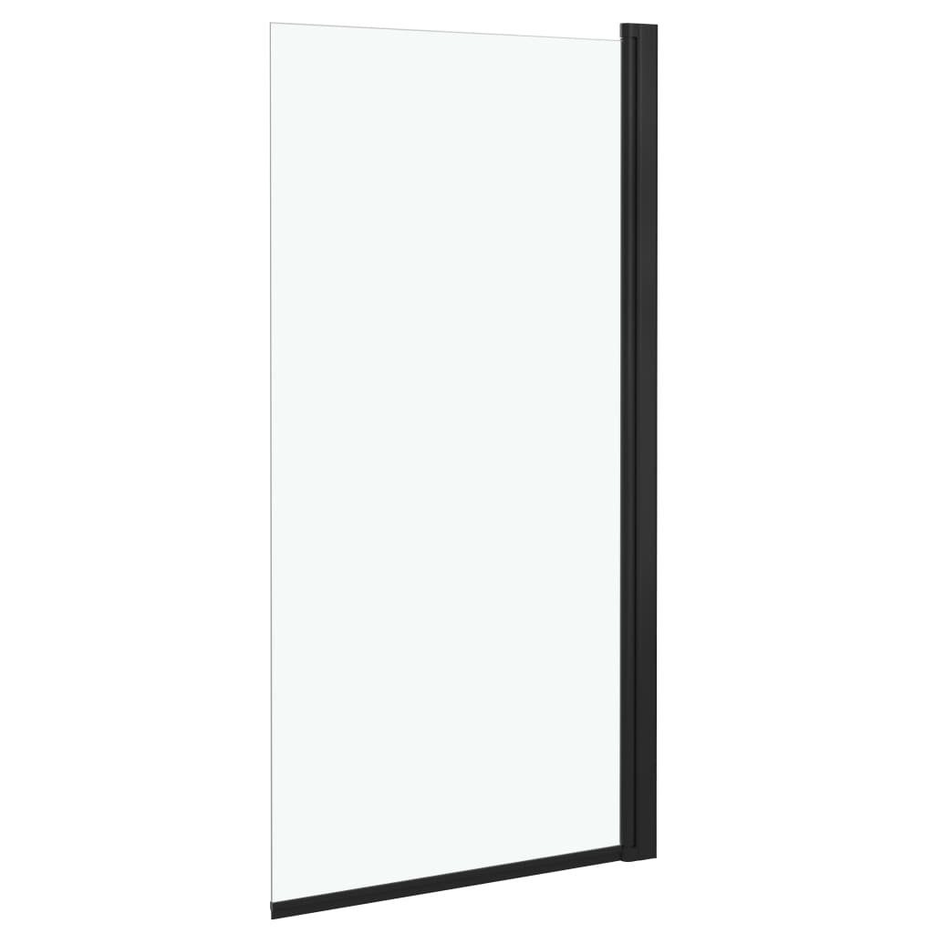 vidaXL Duschwand Duschkabine ESG 68x130 cm Schwarz