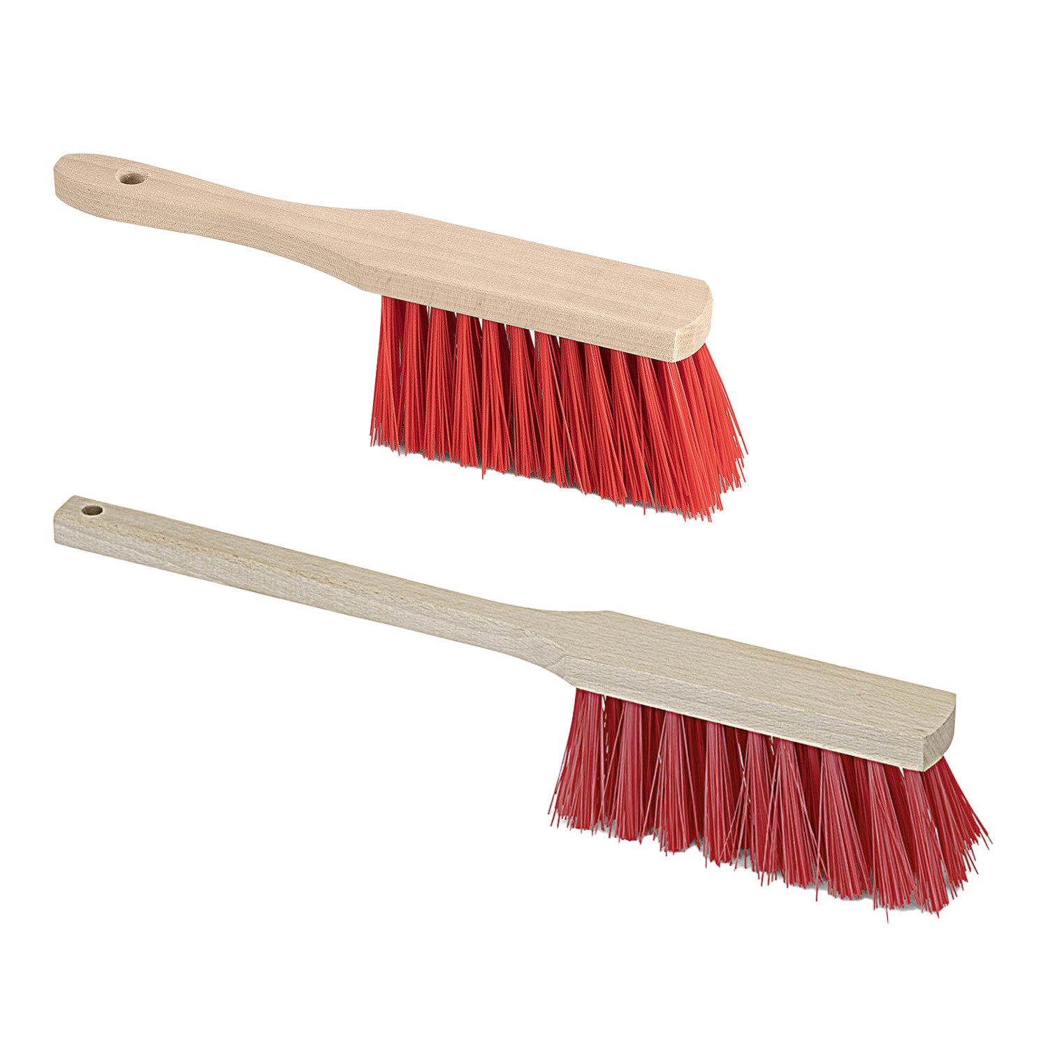 Kehrgarnitur Set 1x Industriehandfeger 28 cm + 1x Langstielhandfeger Elaston 43 cm