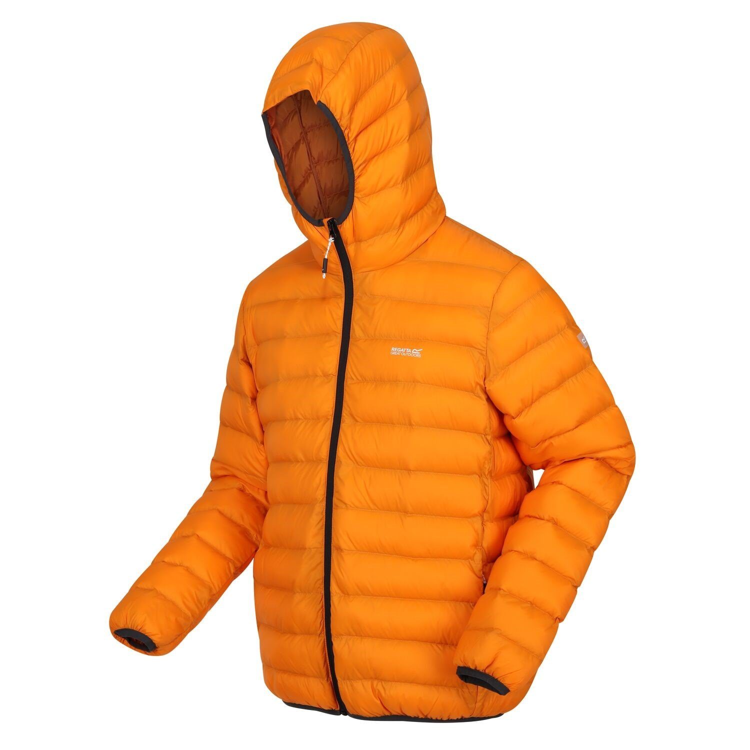Regatta Funktionsjacke Marizion Baffle Jacke für Herren mit Kapuze Orange