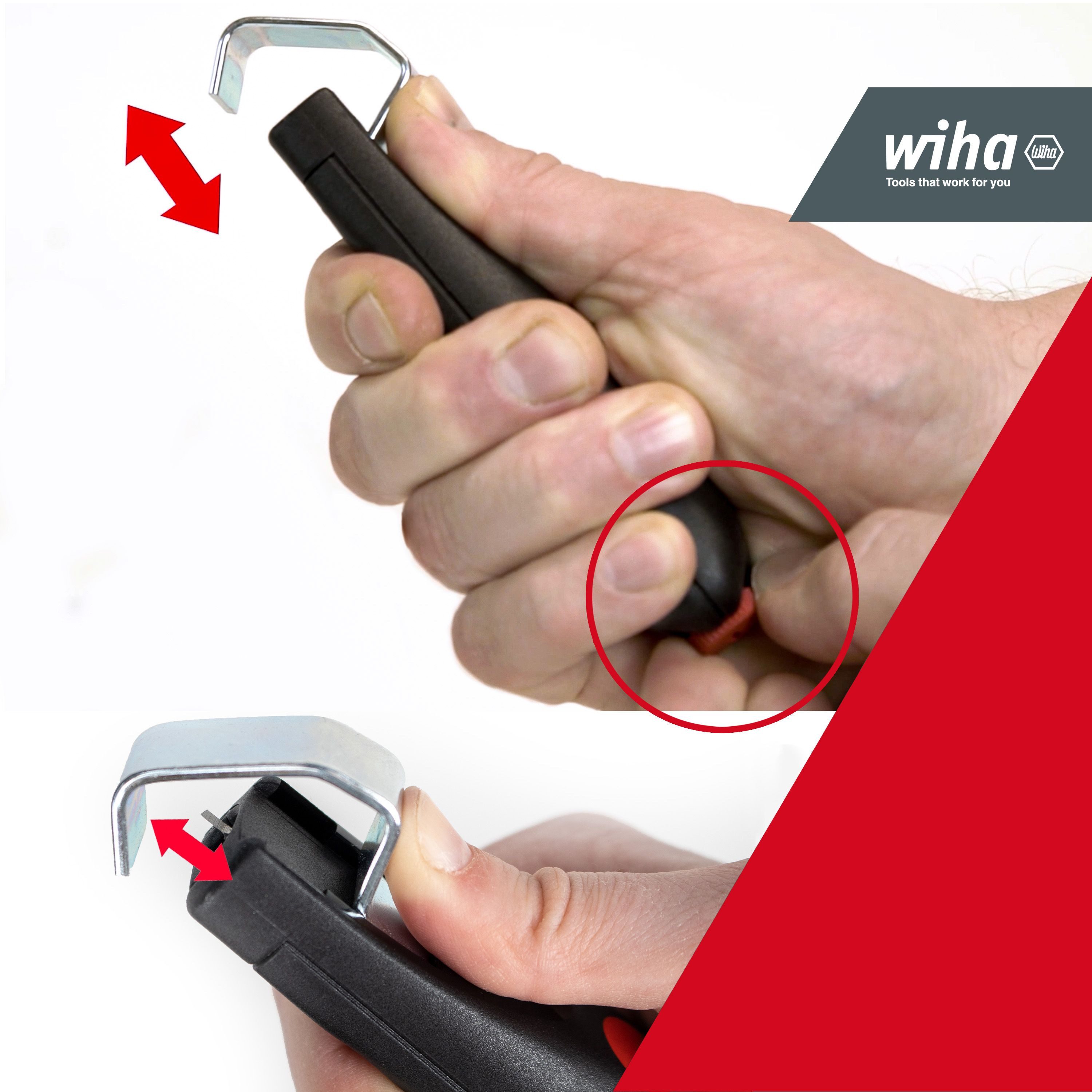 Wiha Abmantelungszange Elektriker (44240)