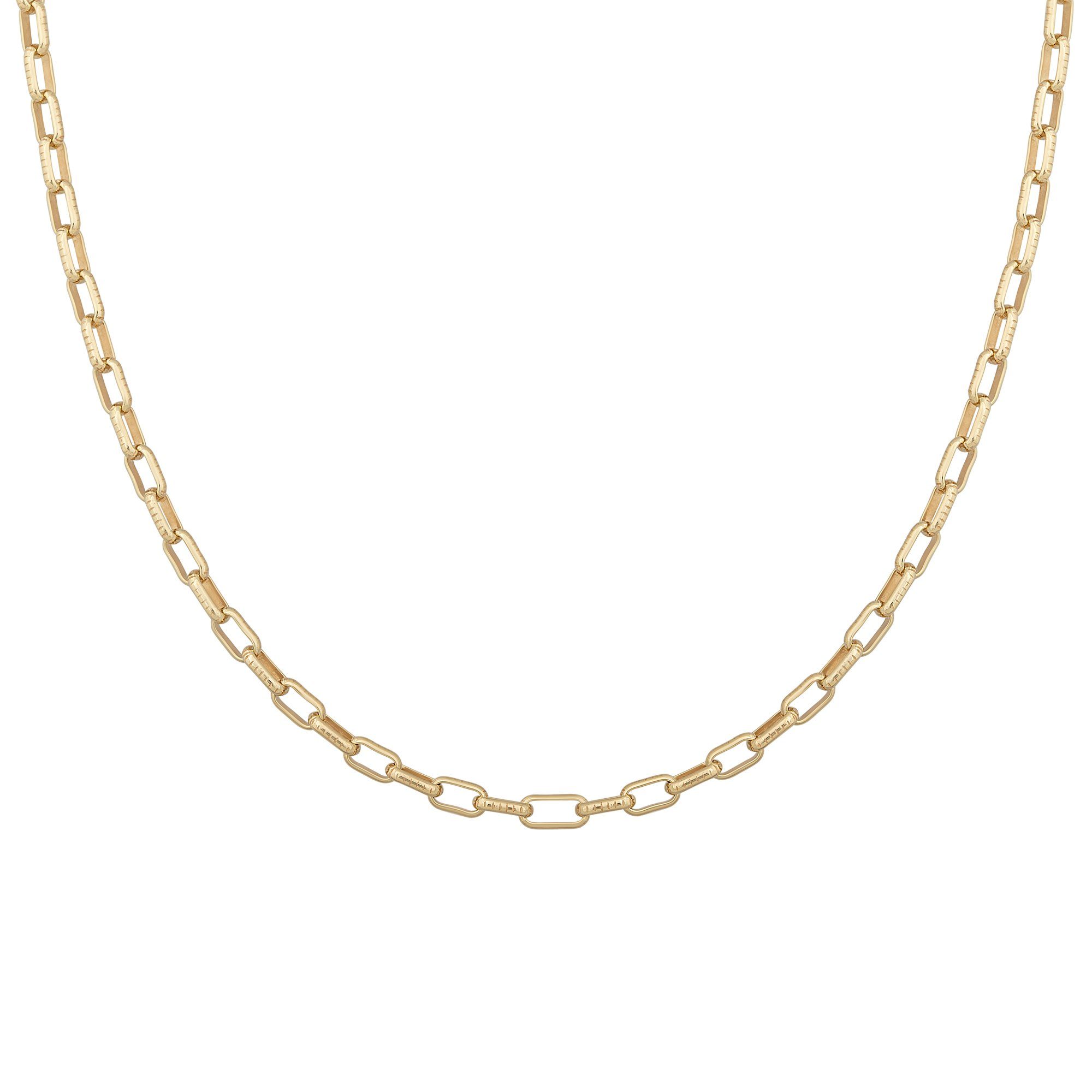 Collierkettchen 925 Silber vergoldet Y-Kette Gliederkette