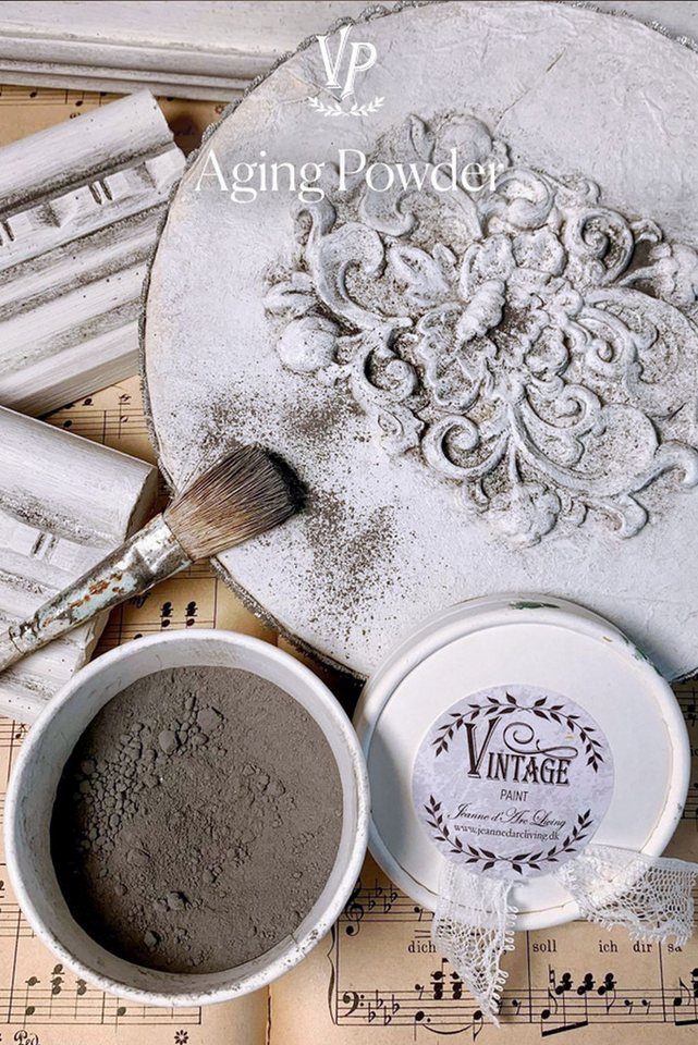 Vintage Paint Effekt-Zusatz Vintage Paint Aging Effekt Powder Alterungspuder Shabby Chic, Verleiht einen authentischen Vintage und Used Look