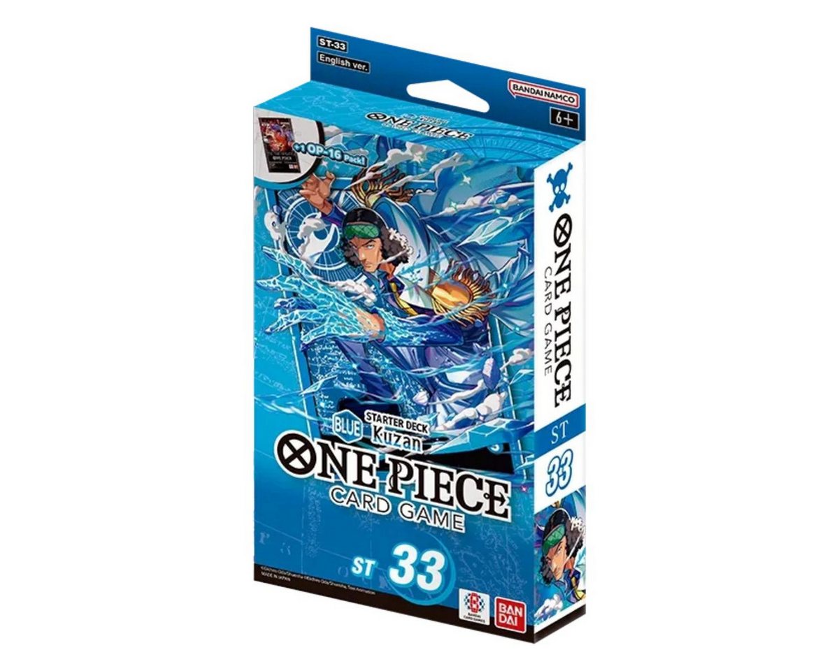 Bandai Sammelkarte ST33 BLUE Kuzan Dec