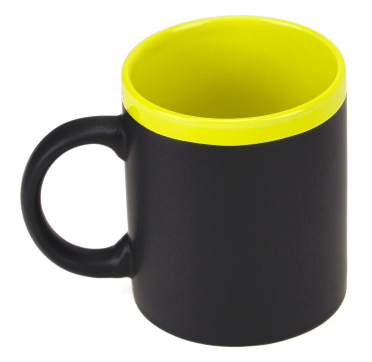Out of the Blue Tasse Beschreibbare Memo Kaffee Becher Tasse - Farbe: gelb