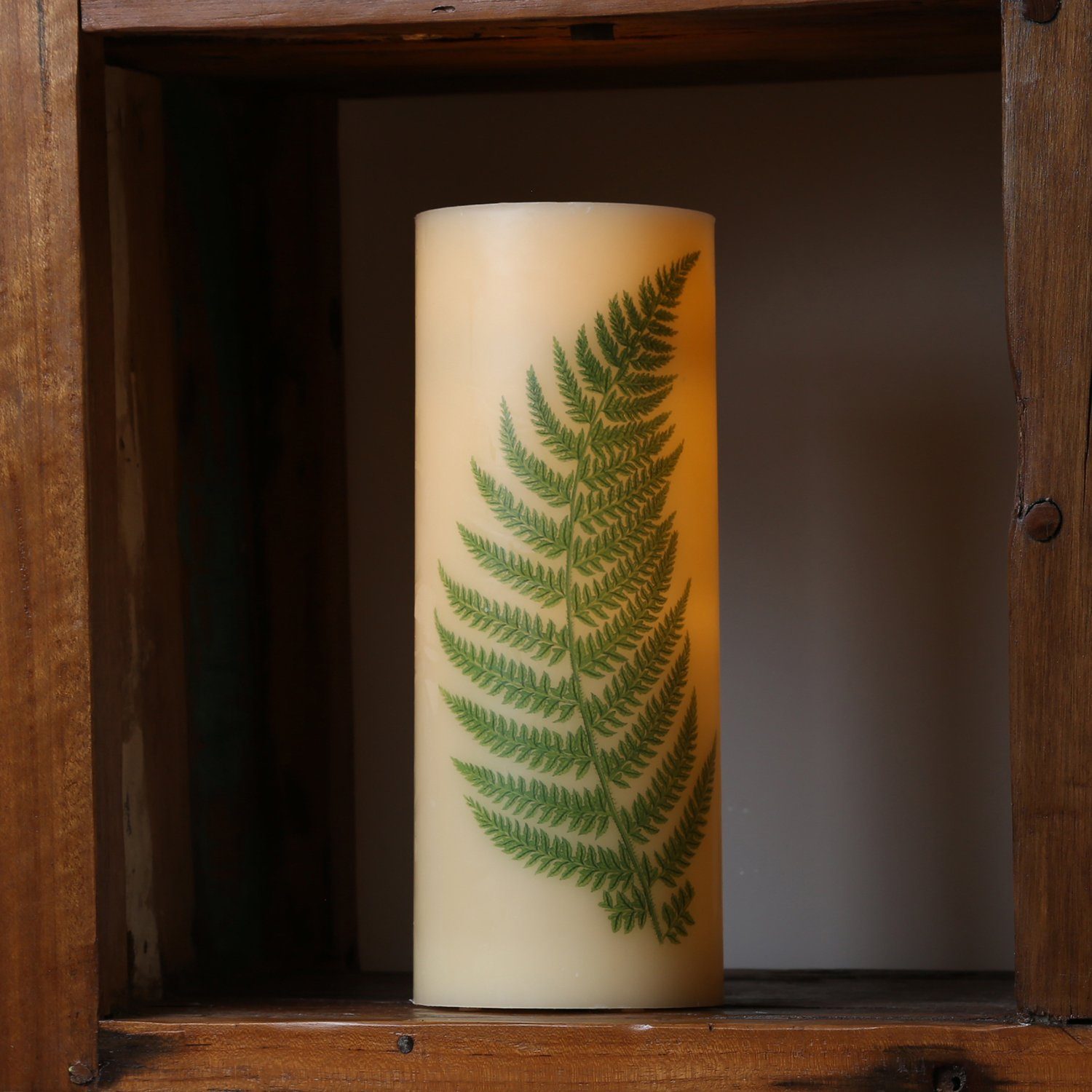 MARELIDA LED-Kerze XXL LED Kerze Farndruck Echtwachs flackernd H:30cm für I günstig online kaufen