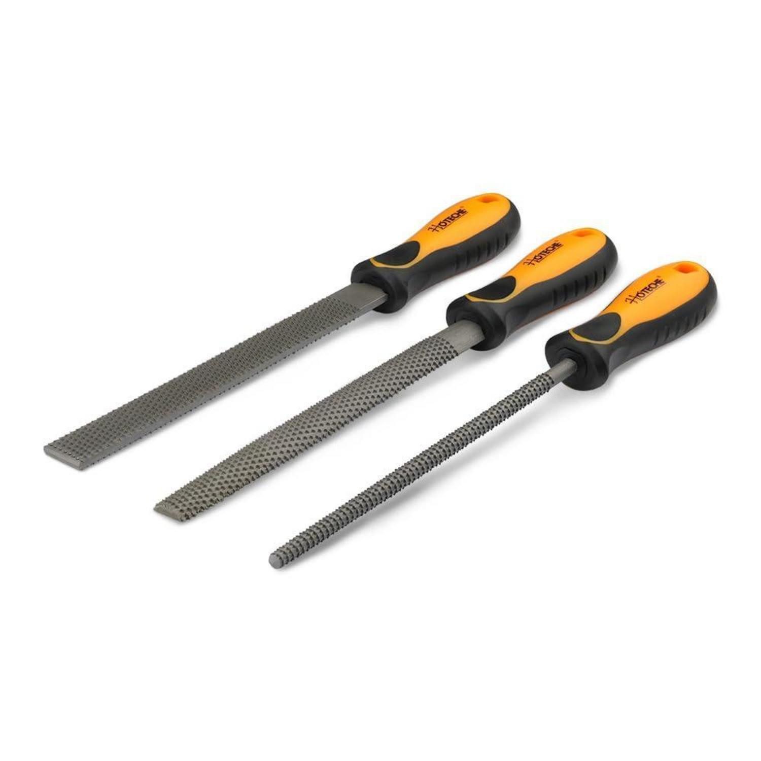 LuxusKollektion Werkstattfeile Feilenset 200mm 3tlg Flach/Rund/Halbrund Holzbearbeitung, (3 St)