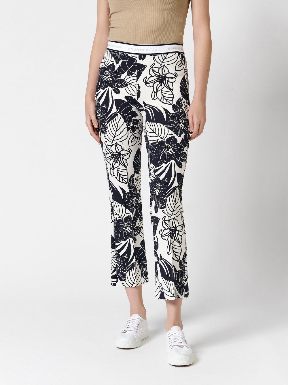 ROSNER Schlupfhose Alisa_296 mit Flowerprint günstig online kaufen