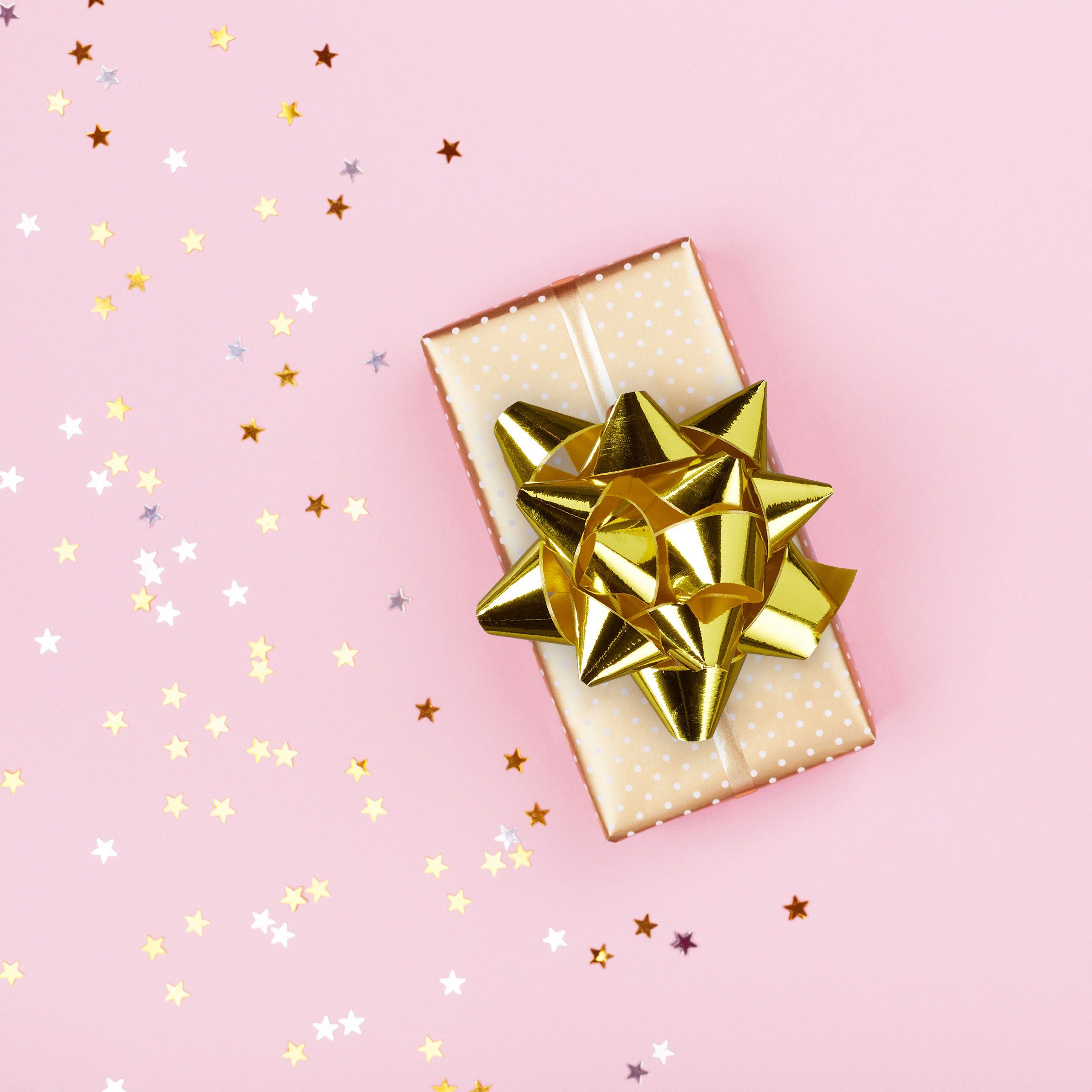 relaxdays Geschenkpapier Kleine Geschenkschleifen 100er-Set, silber