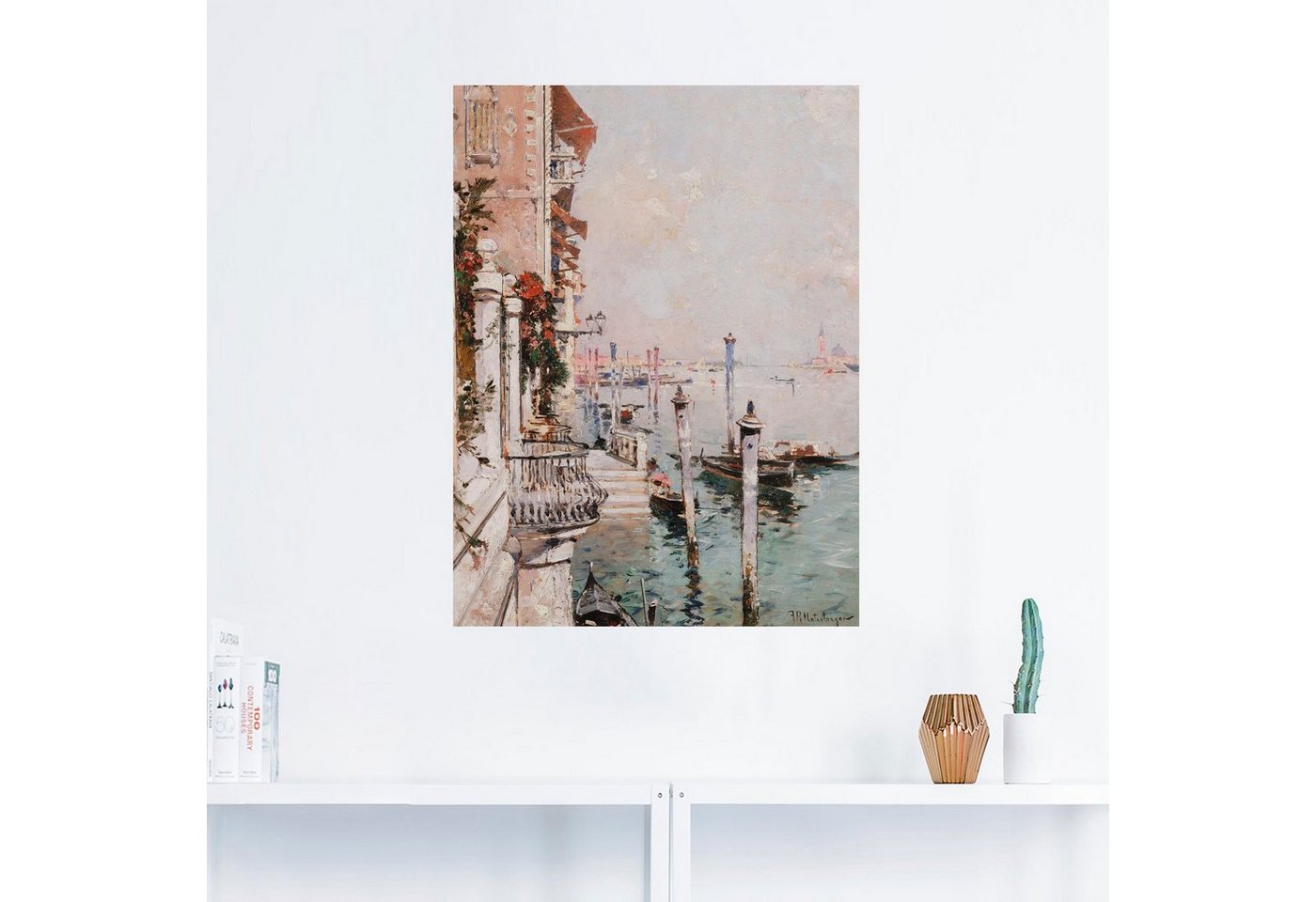 Artland Wandbild »Der Canal Grande, Venedig.«, Italien (1 Stück), in vielen Größen & Produktarten -Leinwandbild, Poster, Wandaufkleber / Wandtattoo auch für Badezimmer geeignet-HomeTrends