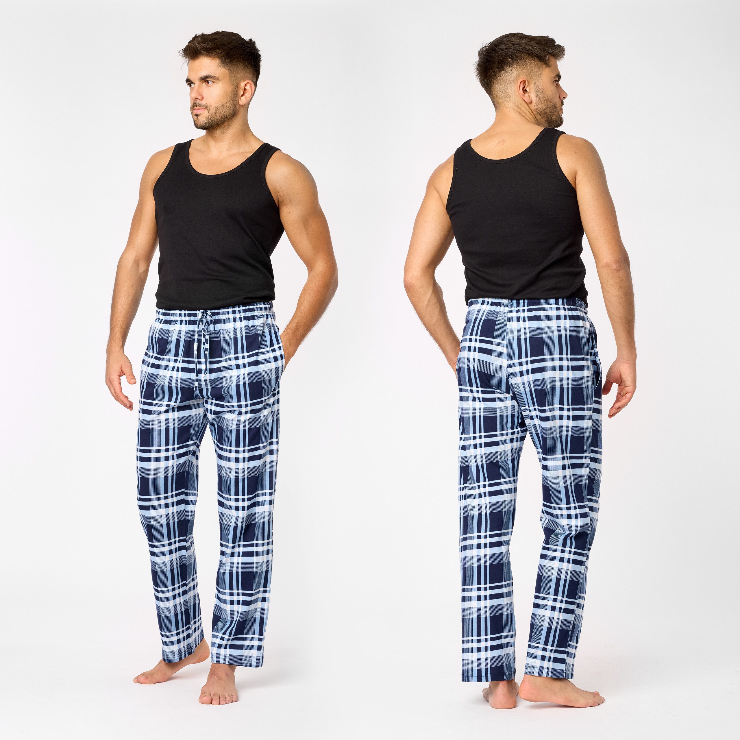 Ladeheid Pyjamashorts Herren Schlafanzugshose aus Baumwolle LA40-252 (1-tlg)