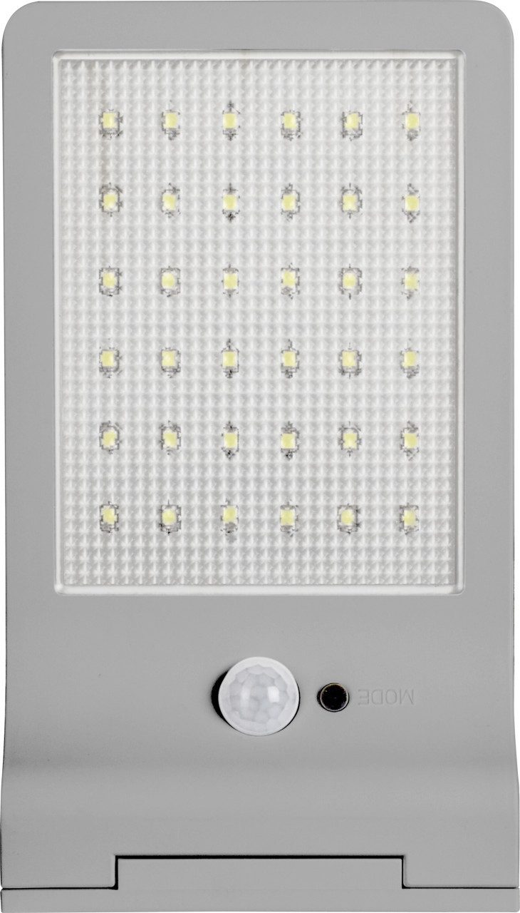 Osram Außen-Wandleuchte Osram LED-Außenleuchte Doorled Solar 19,2 cm, Inkl. Leuchtmittel, Mit Bewegungsmelder nicht dimmbar
