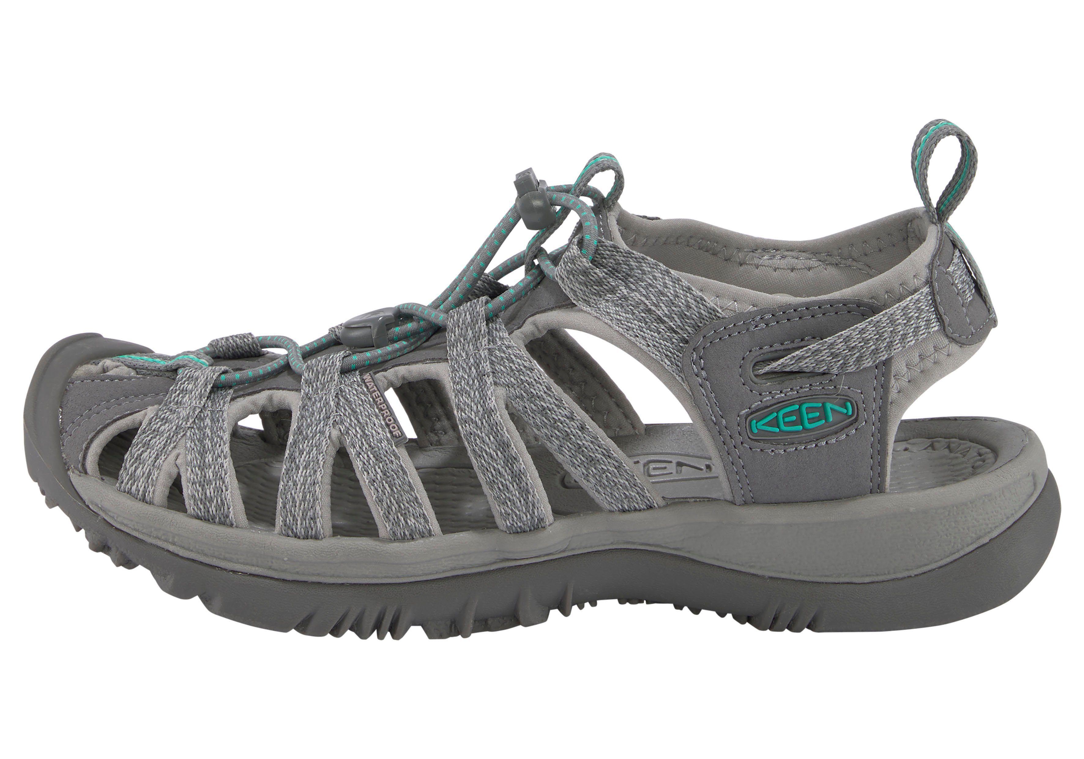 Keen WHISPER Sandale medium grey-peacock green