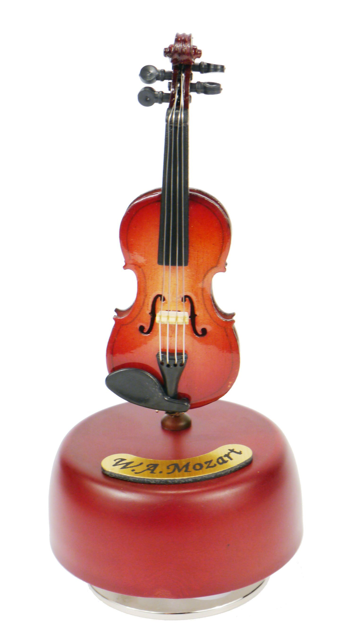 mugesh Spieluhr Spieluhr Violine "Eine kleine Nachtmusik" 8 cm, für Musiker