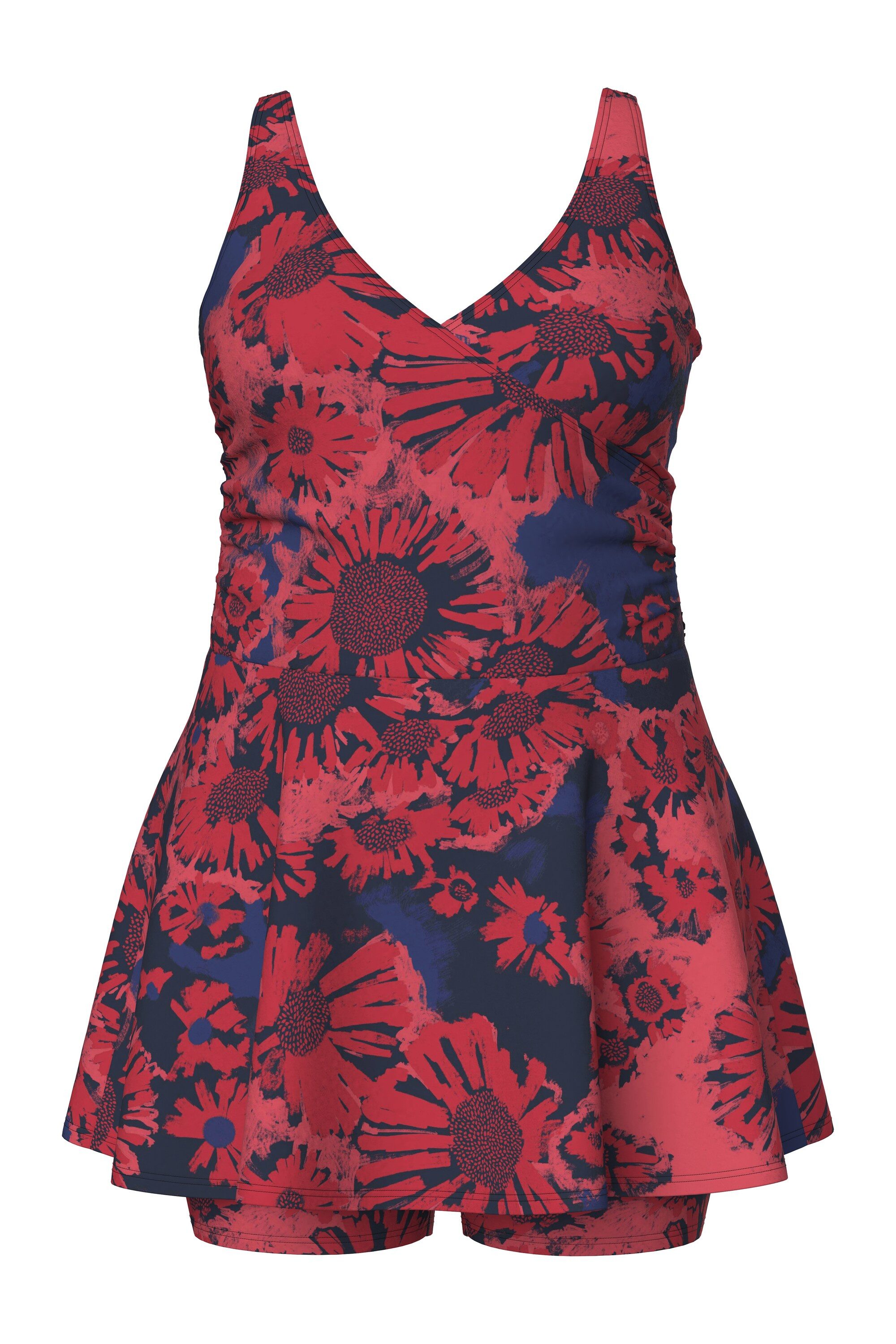 Ulla Popken Badekleid Badekleid Shorts Blüten günstig online kaufen