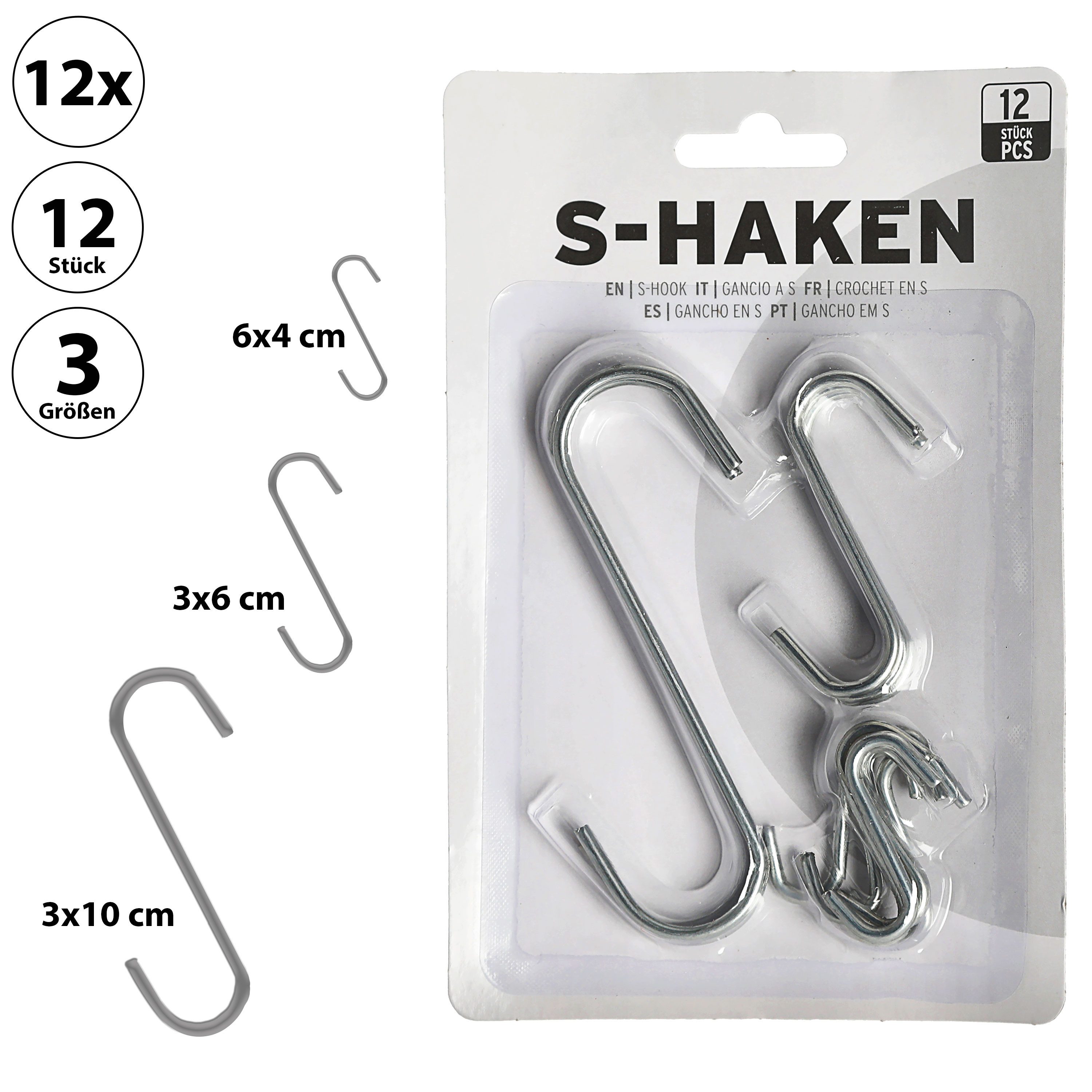 CEPEWA S-Haken S-Haken 144er Set 3 günstig online kaufen
