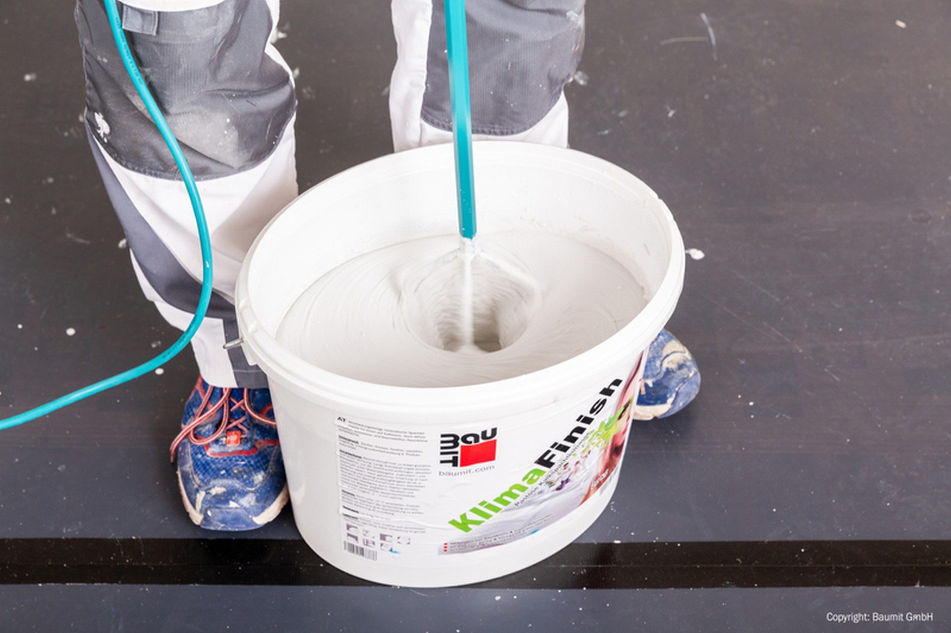 baumit Spachtelmasse Baumit KlimaFinish Spachtelmasse auf Kalkbasis weiß 20 kg, Pastös, naturweiß, Kalkspachtelmasse, Innenbereich