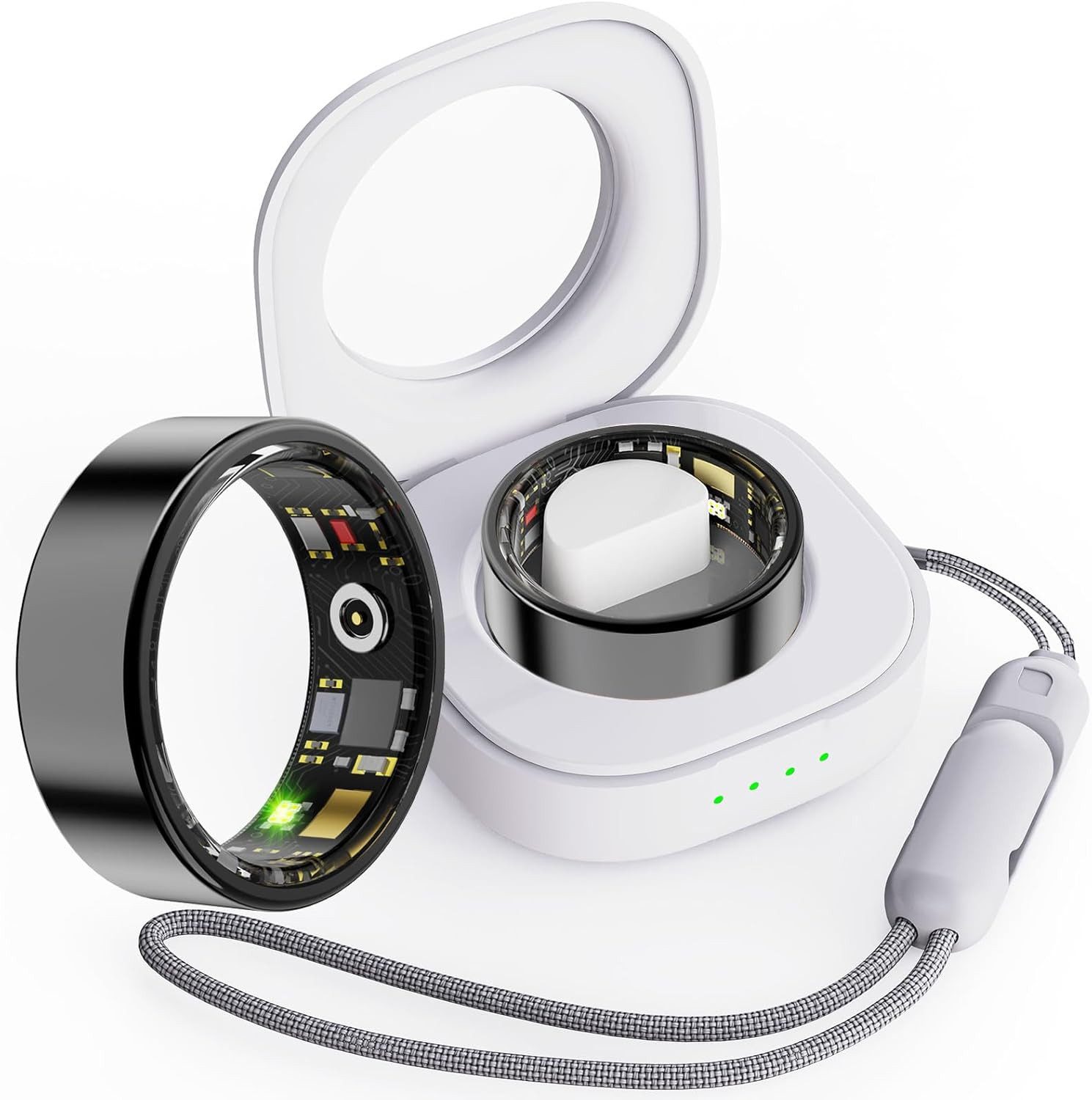 2025 NEW Smart Ring Herren Damen, Smartring/Fitness Tracker/Smartwatch Smartwatch
