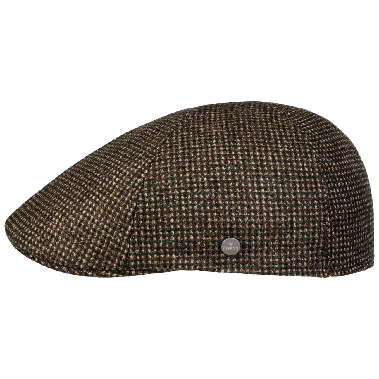 Lierys Flat Cap (1-St) Schirmmütze mit Schirm, Made in the EU braun