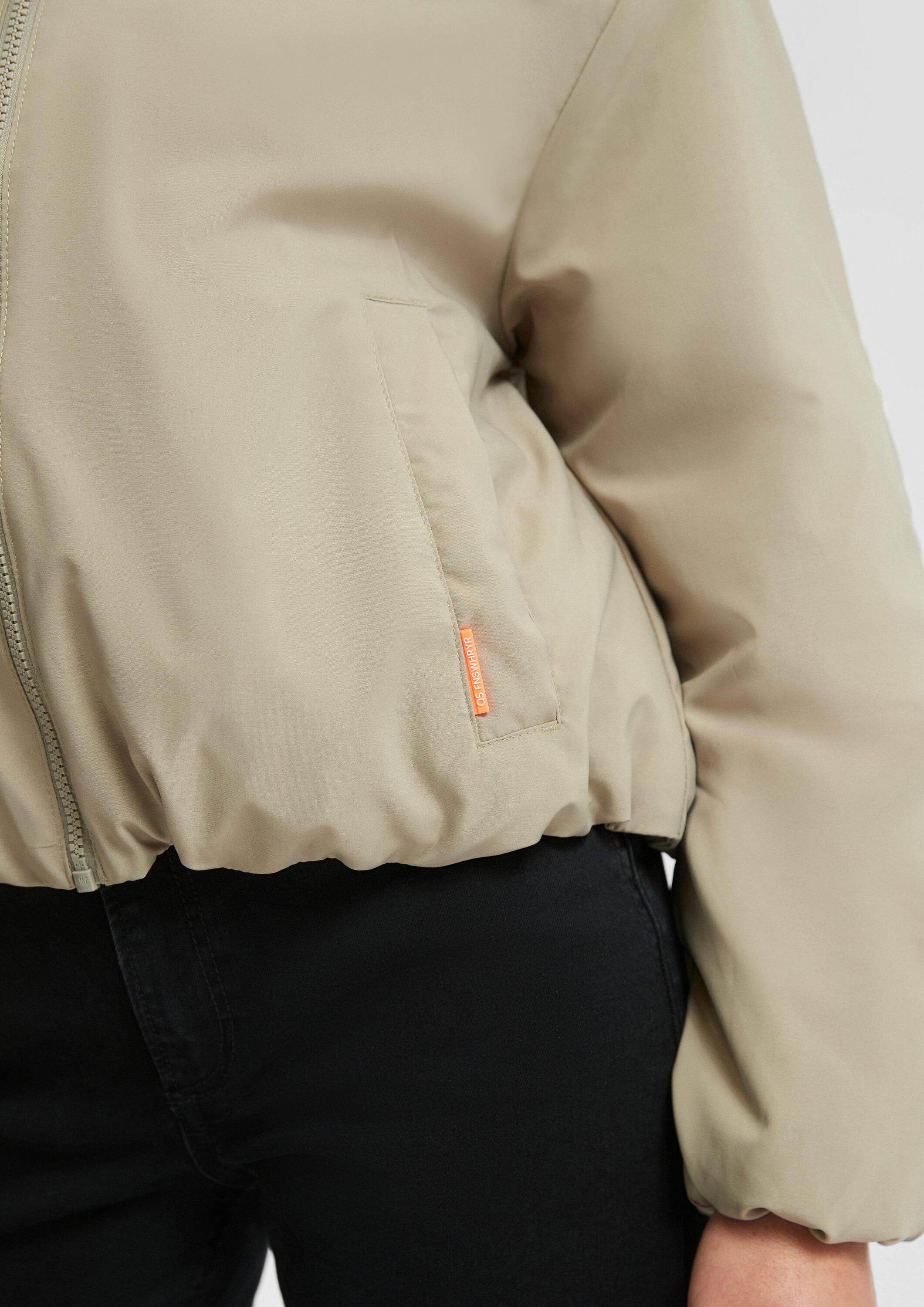 QS Funktionsjacke Outdoor-Jacke Leicht wattierter Blouson mit überschnittener Schulter
