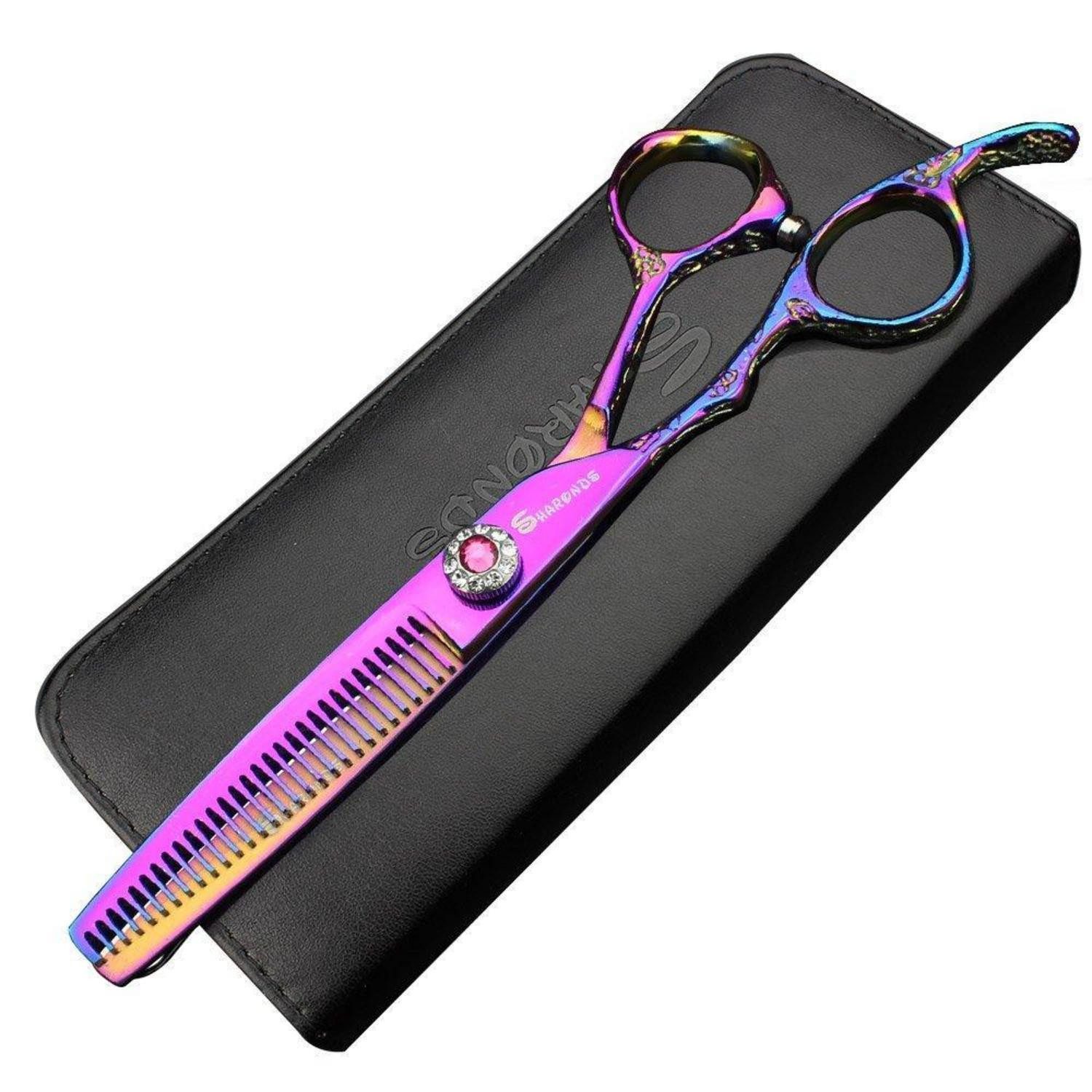 LuxusKollektion Haarschere Friseurschere Linkshänder 6 Zoll Edelstahl