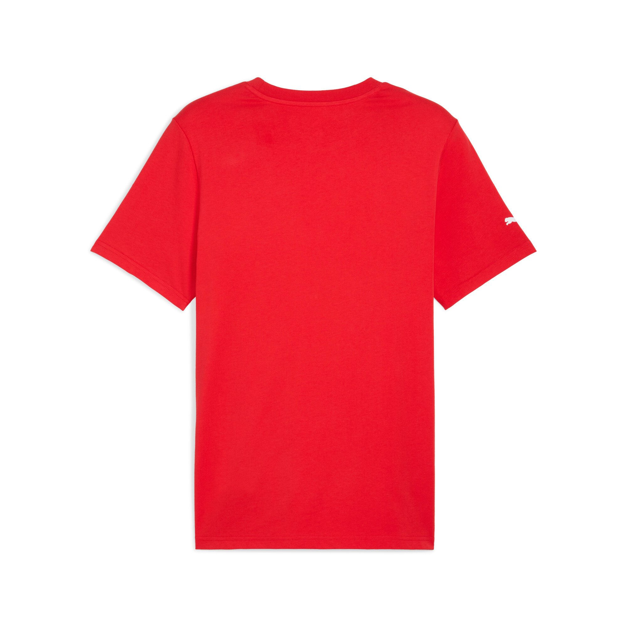 PUMA T-Shirt F1 ESS LOGO TEE 180G Regular Fit, Kurzarm, für Motorsport-Fans, mit Rundhalsausschnitt – Bild 5 von 5
