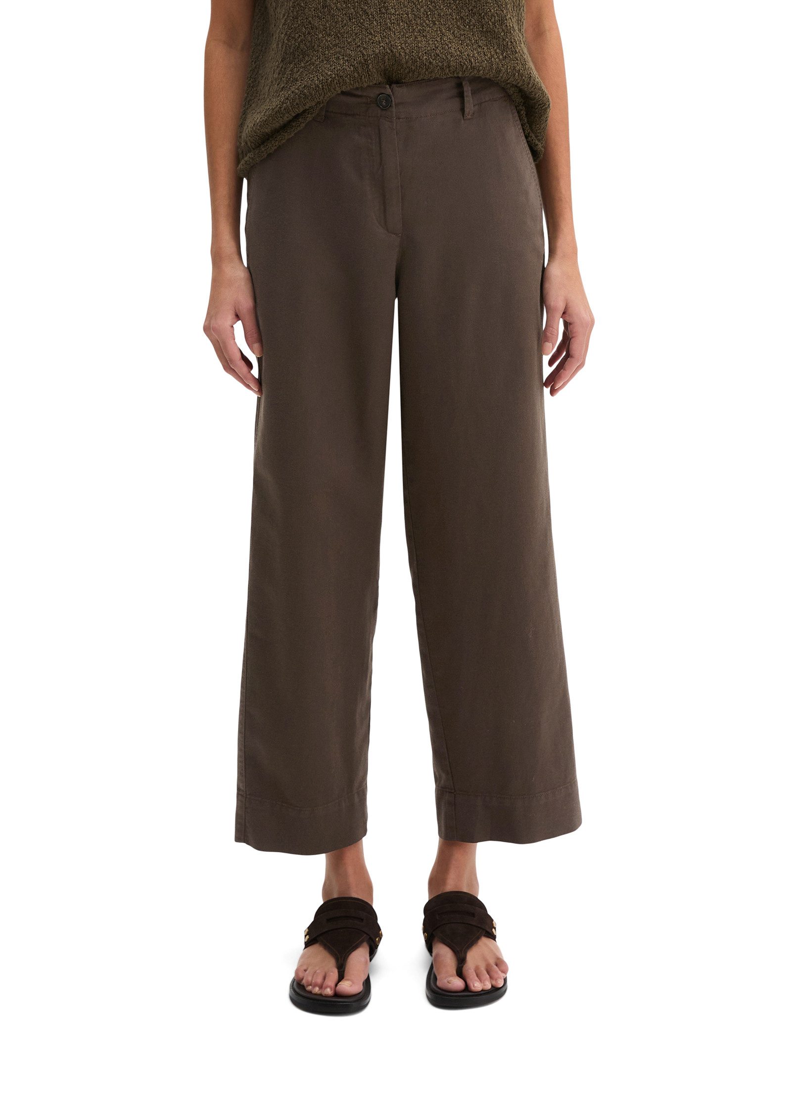 Marc O'Polo Chinohose aus Organic Cotton-Lyocell-Leinen-Mix