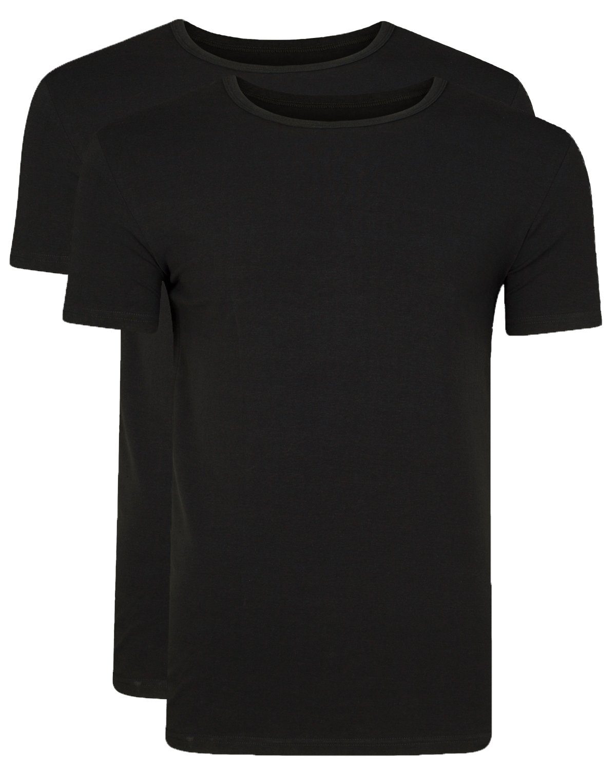 Fashion Schwarz (2-tlg) T-Shirt WE