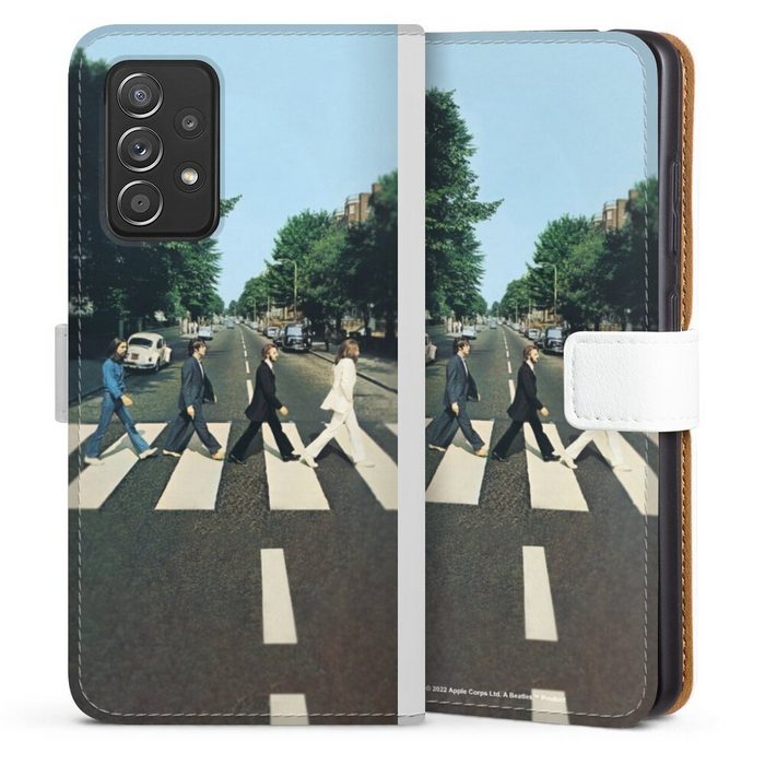 DeinDesign Handyhülle Abbey Road The Beatles Musik The Beatles - Abbey Road Samsung Galaxy A52 Hülle Handy Flip Case Wallet Cover