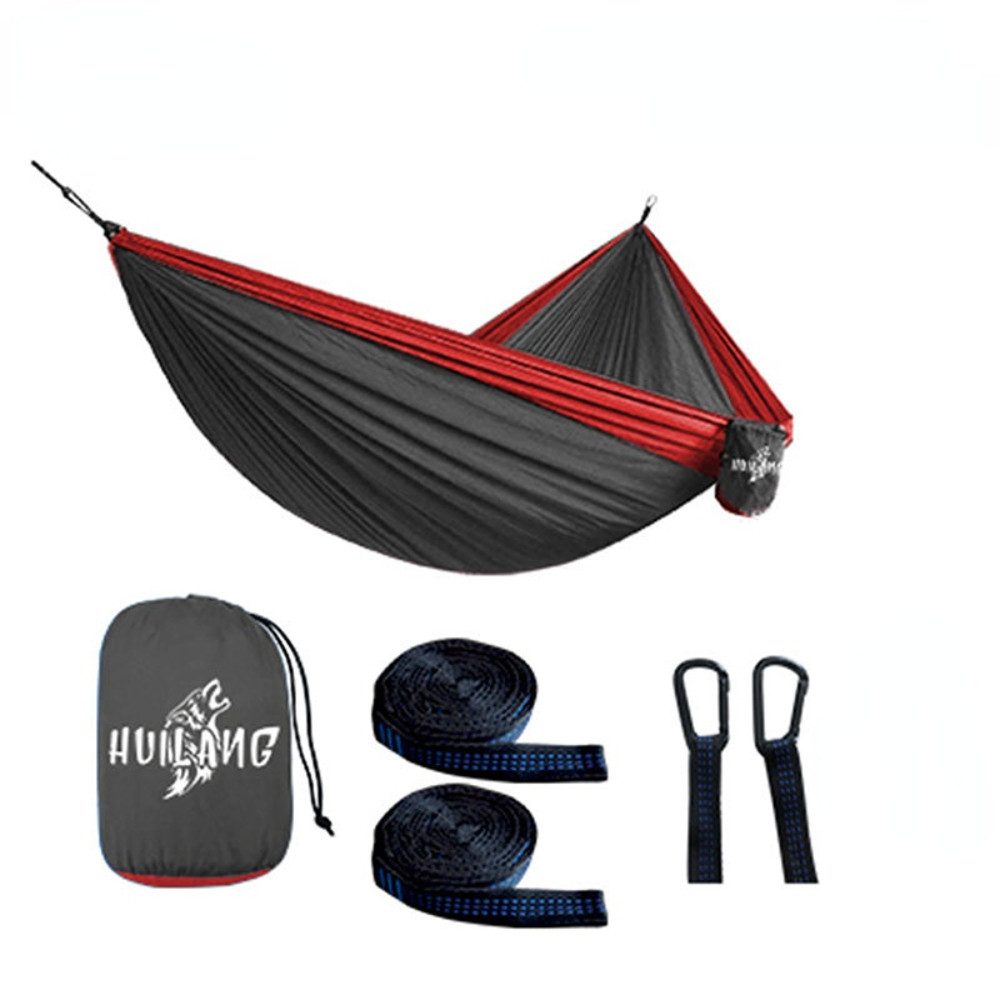 Blusmart Hängematte Campinghängematte im Freien (270 cm x 140 cm ultraleichte Reisehängematte, Tragkraft 300 kg), Garden Beach Doppelhängematte