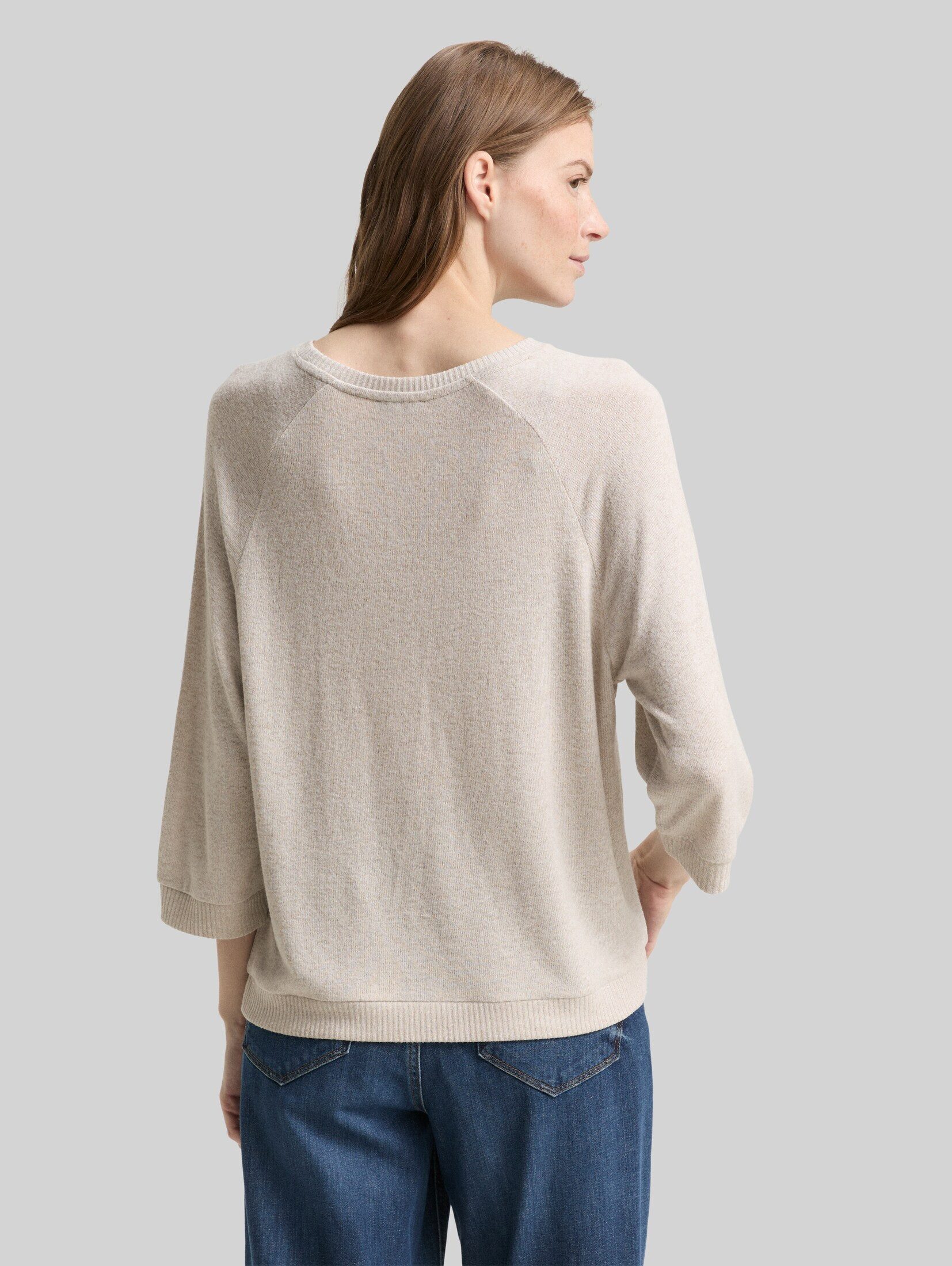 TOM TAILOR 3/4-Arm-Shirt T-Shirt Langarmshirt mit Raglanärmeln