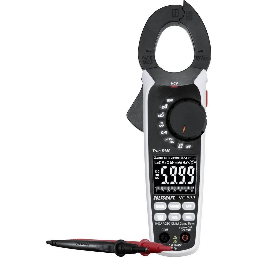 VOLTCRAFT Multimeter Stromzange AC/DC