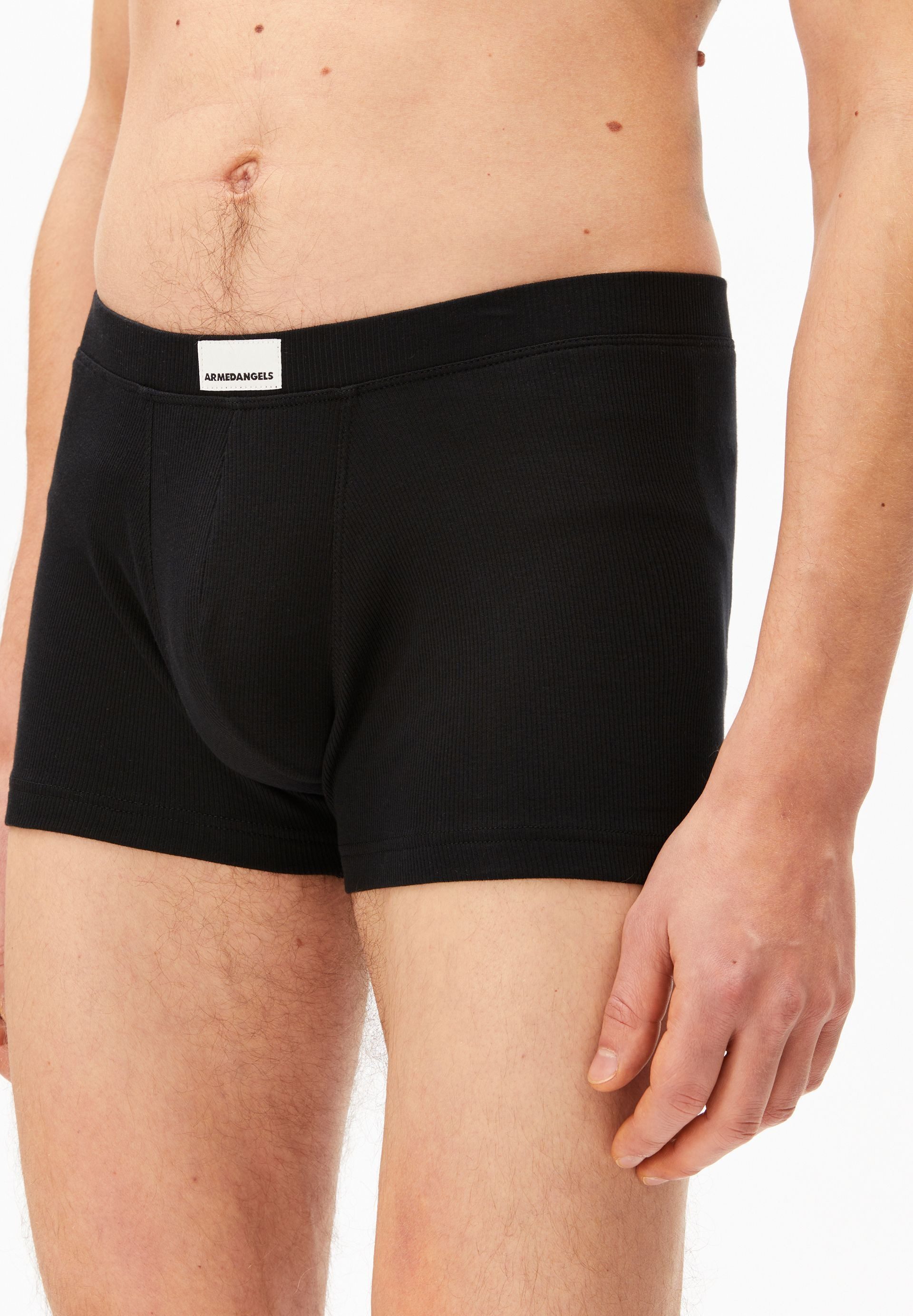 Armedangels Boxer RICAARD RIB Ripp-Boxer aus Bio-Baumwoll Mix (1-St) Fitted