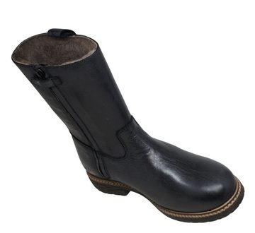 Clic Clic 8089 Stiefel Boots Leder Lammfell Schnürstiefelette