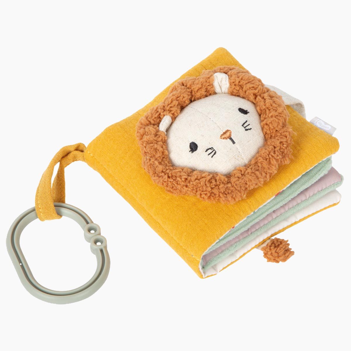 small foot GmbH & Co. KG Stoffbuch Babyspielzeug Fühlbuch aus Stoff Little Lion (Packung, 1-St., stoff buch), Weiches Stoff-Fühl Buch mit Löwenoptik