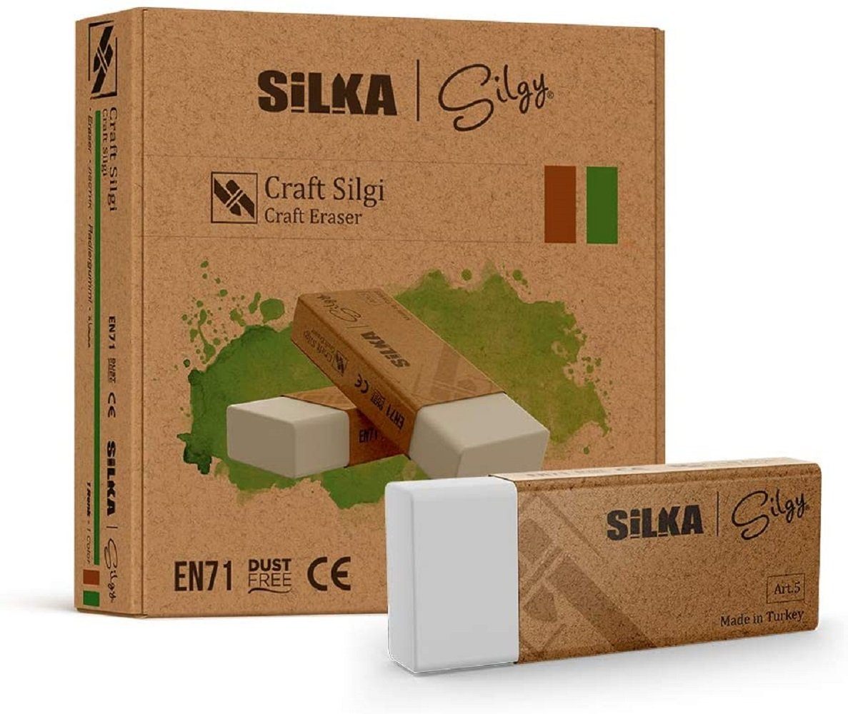 Thumbnail - SiLKA Radiergummi Silka 20 Stück Radiergummis, Set (Craft Eraser - 20 Stück)