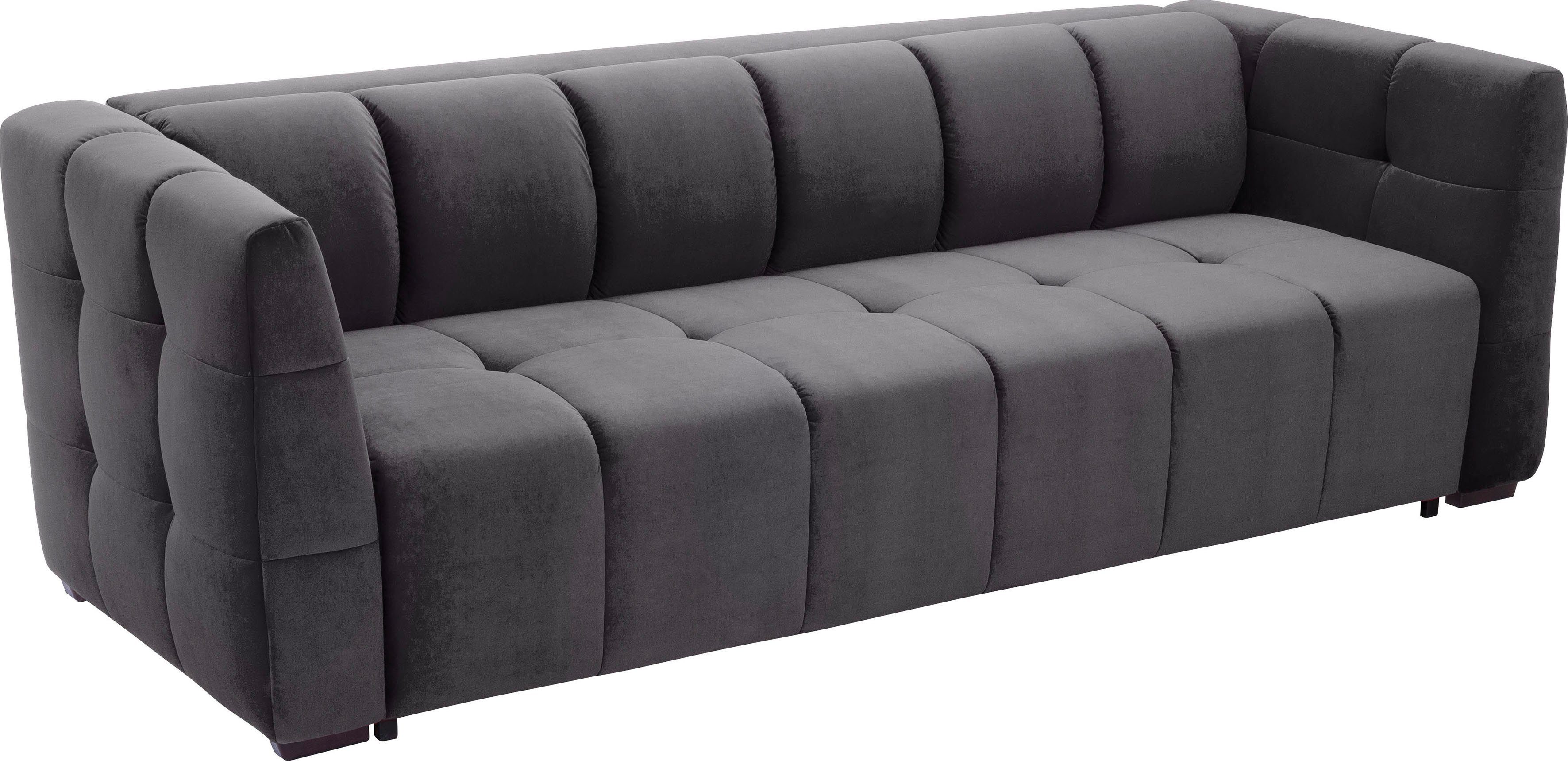 exxpo - sofa 3-Sitzer Bettfunktion Inklusive Bettkasten und fashion Gaja,