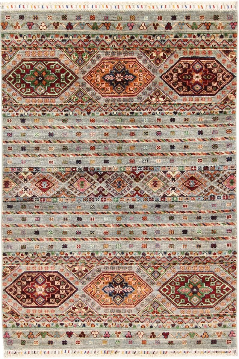 Orientteppich Arijana Shaal 125x183 Handgeknüpfter Orientteppich, Nain Trading, rechteckig, Höhe: 5 mm