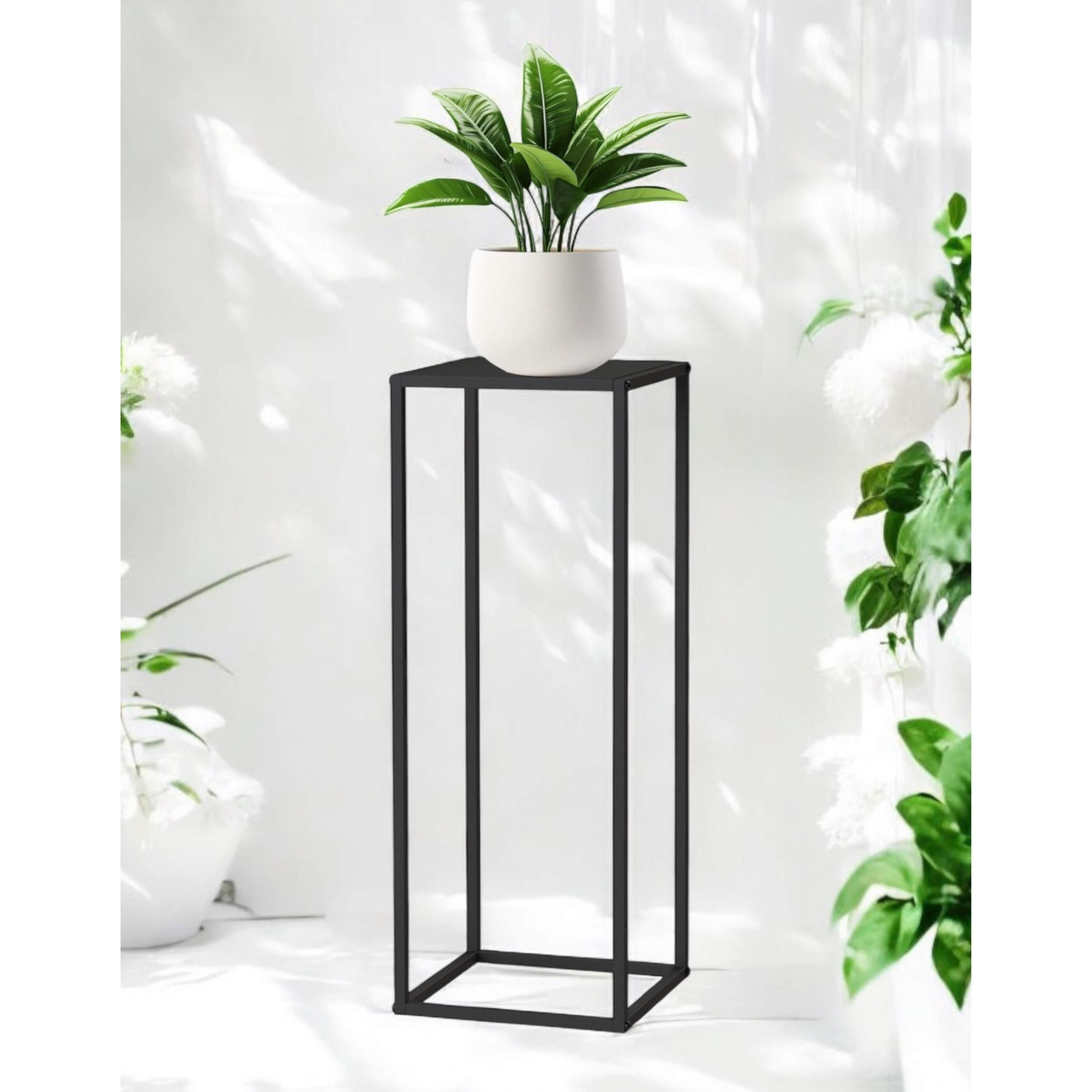 DanDiBo Blumenständer Metall Schwarz Eckig 96587 günstig online kaufen