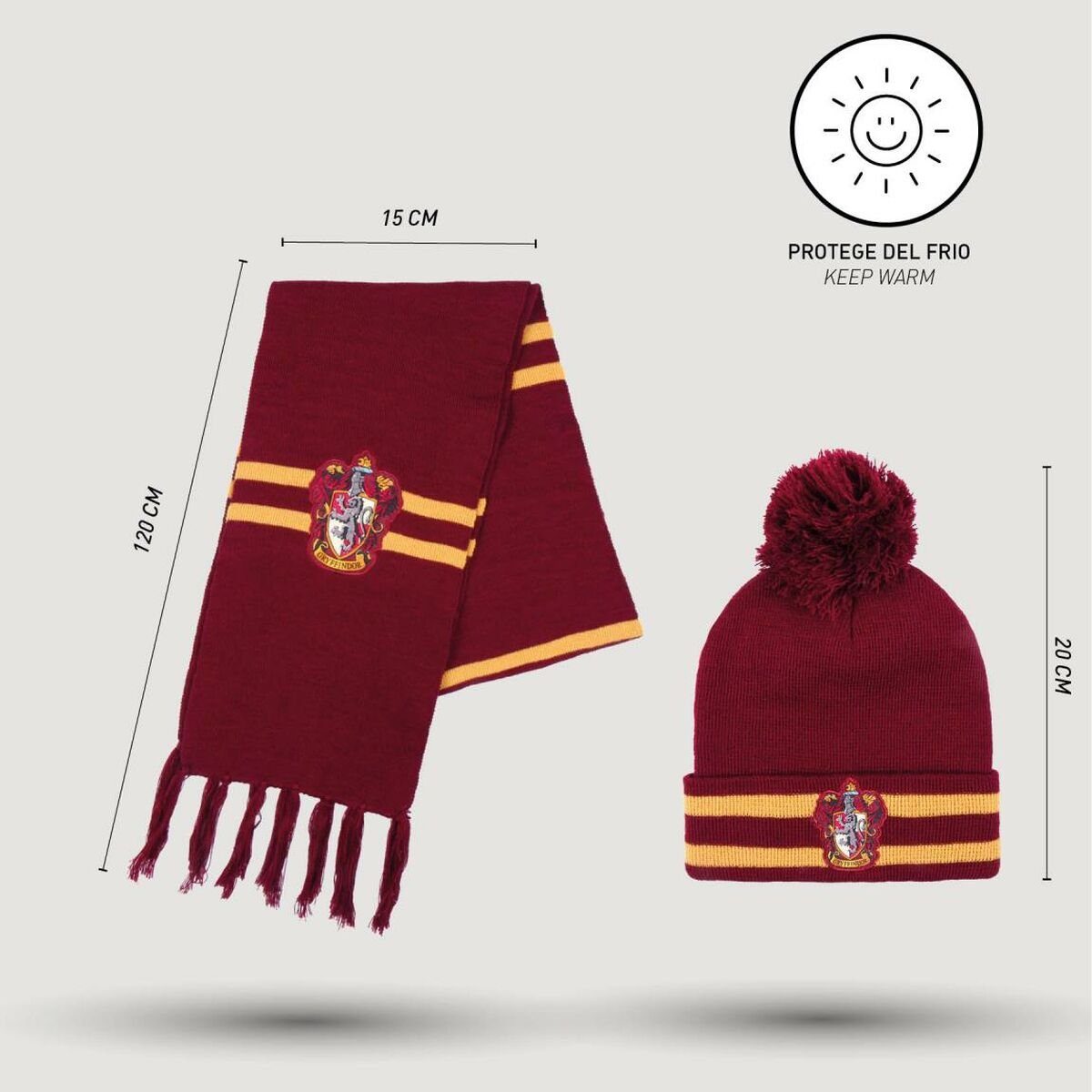 Rot Schal und Beanie Harry Potter Harry Mütze Einheitsgröße Potter