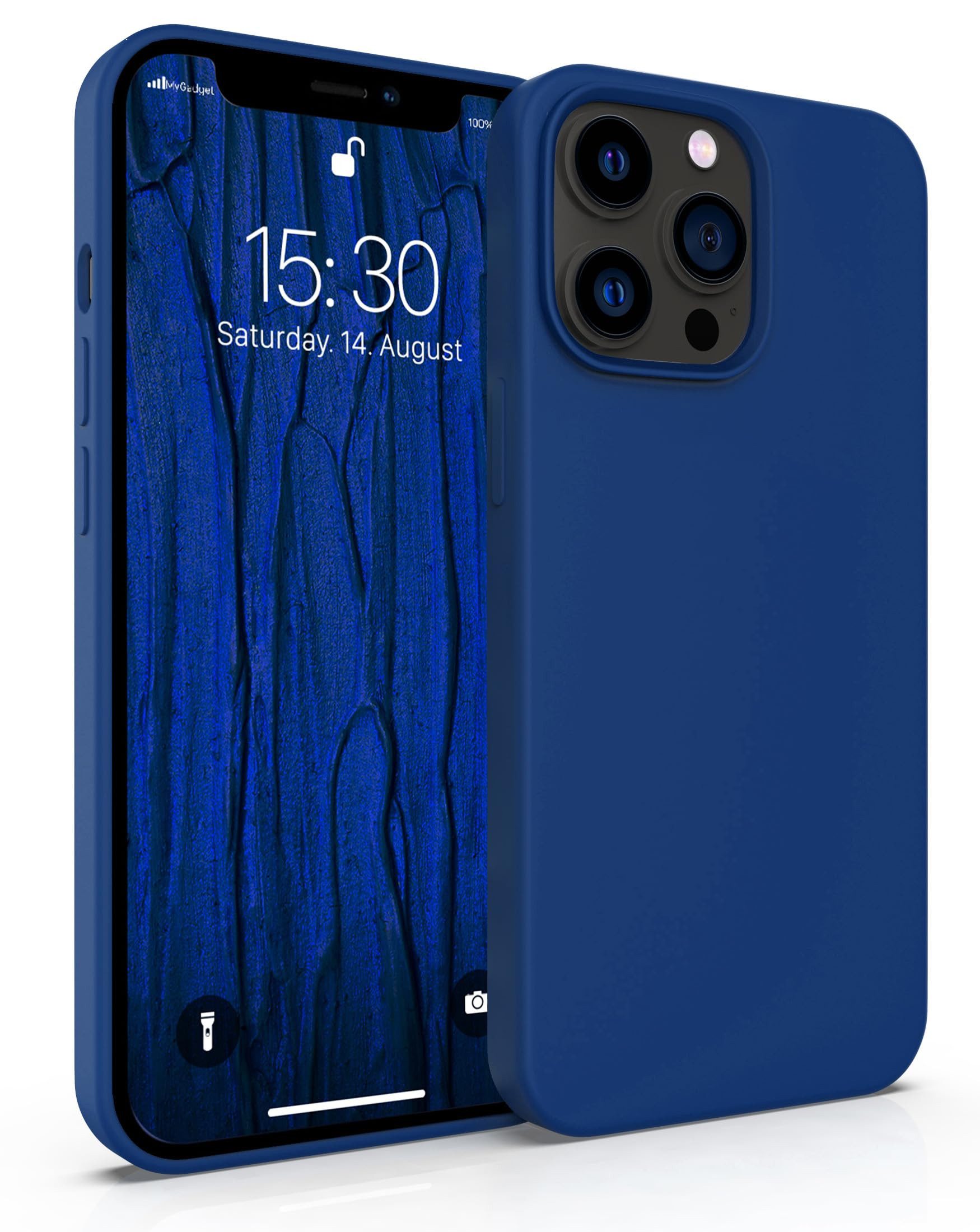 MyGadget Handyhülle Für IPhone 13 Pro – 3-Lagen-Schutz (TPU, Hartplastik, Mikrofaser), Stoßfest, Kratzfest, Weiß