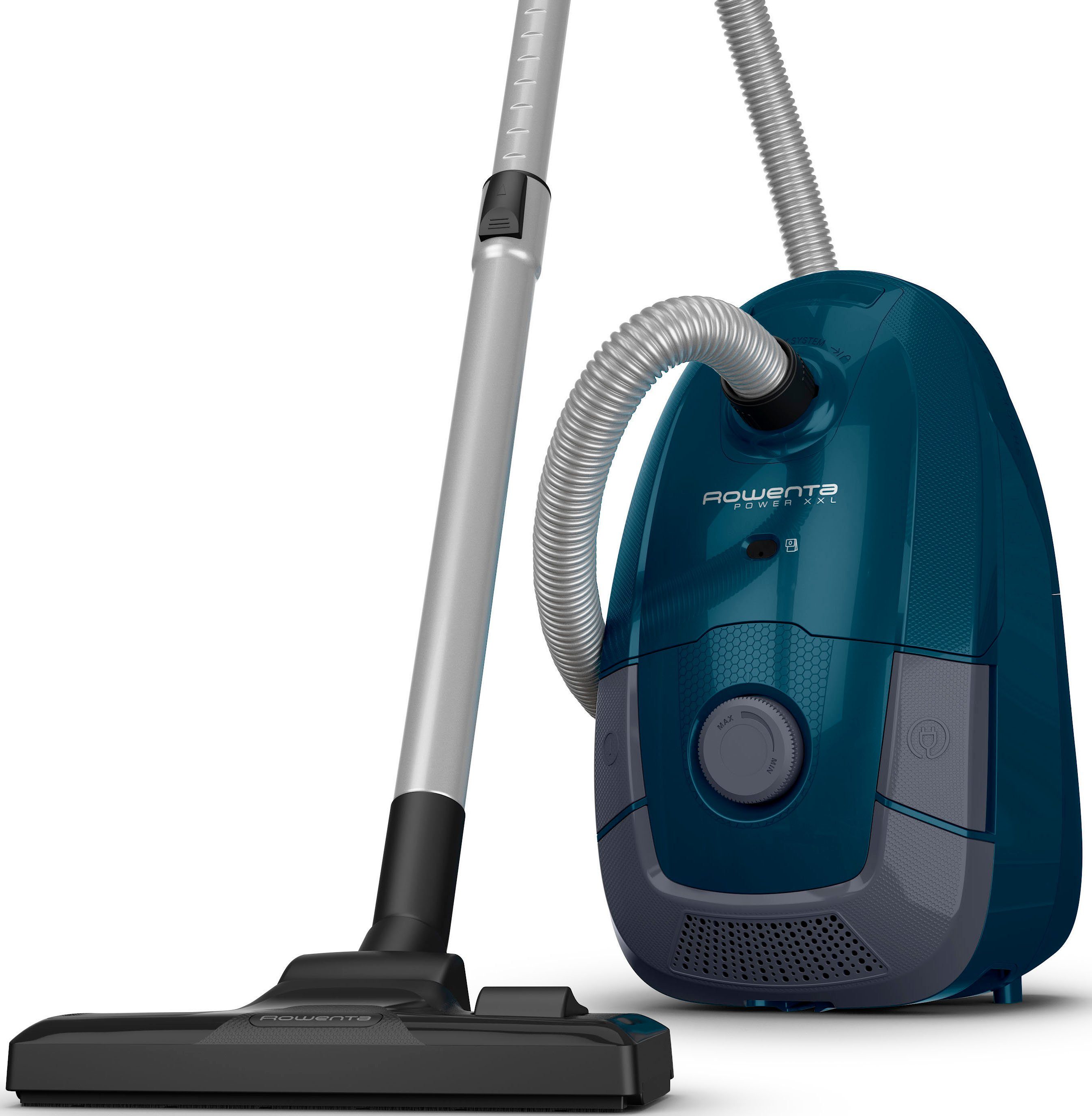 Rowenta Bodenstaubsauger Power XXL, Staubsauger mit Beutel, 900 W, 4,5 L Staubbehälter, 750 W, mit Beutel, 8,80 m Aktionsradius, niedriger Energieverbrauch, Zub – Bild 4 von 5