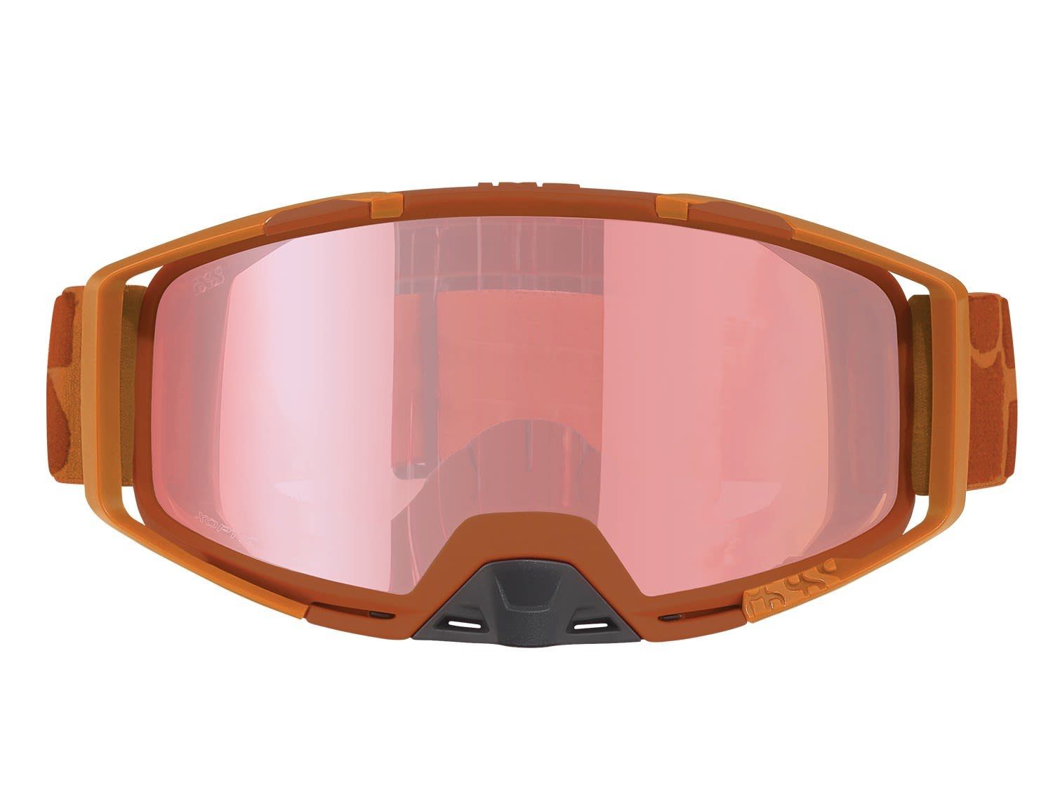 Goggle Ixs Trigger IXS - Orange Mirror Fahrradbrille Accessoires Pink Burnt Mirror Soft