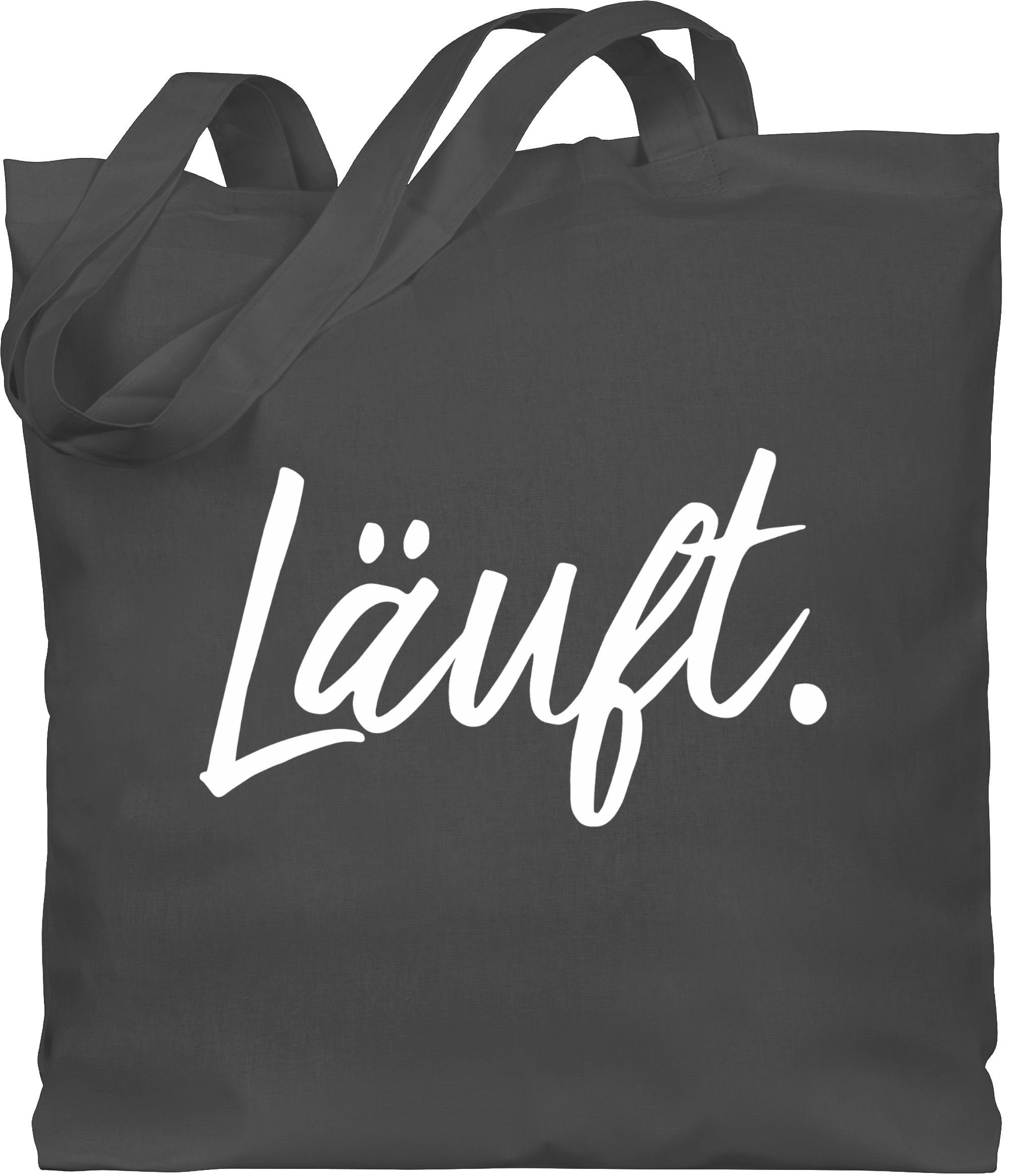 Shirtracer Umhängetasche »Läuft Statement Sprüche Statement mit