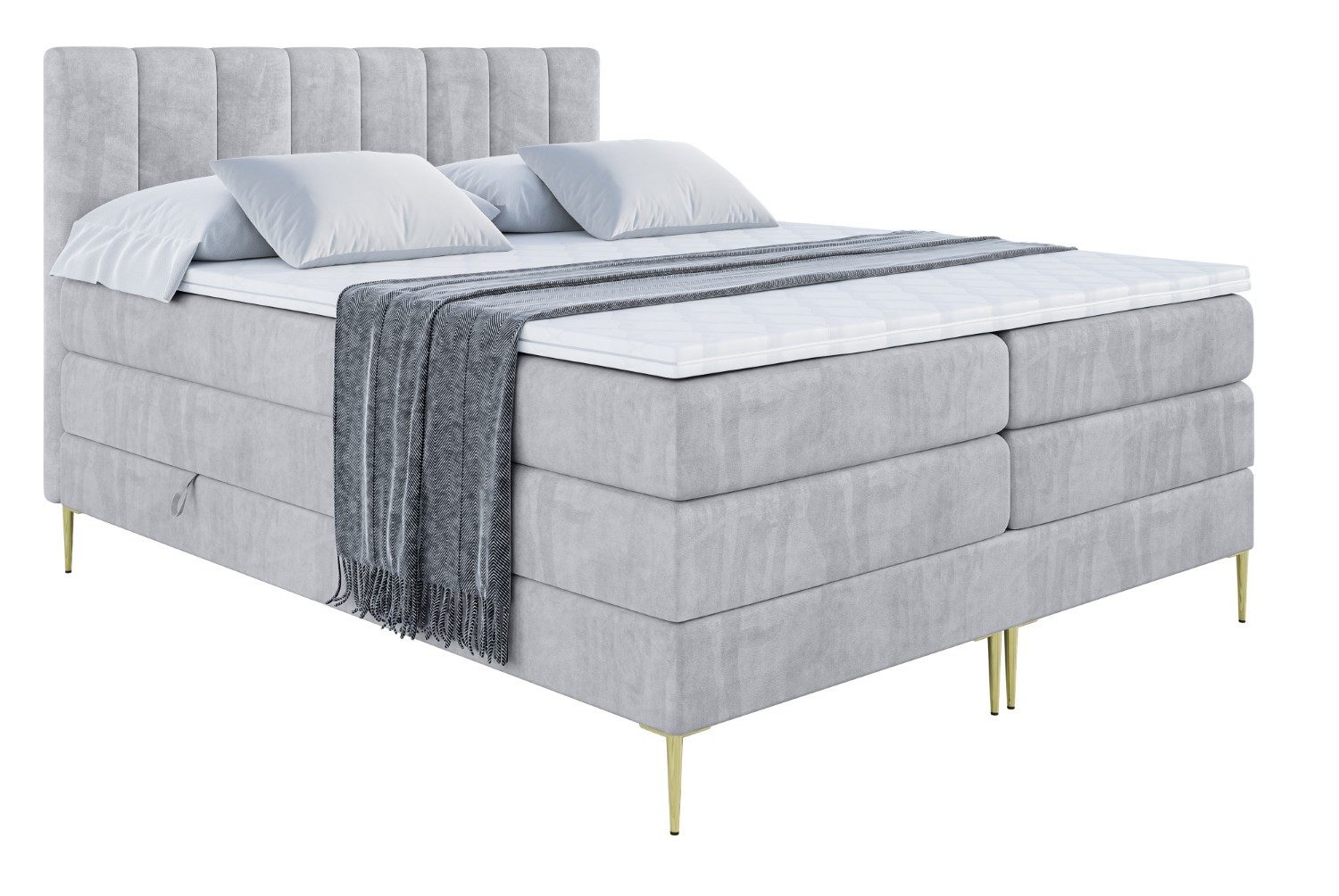 ALTDECOR Boxspringbett OTTA-F KING (Multipocket-Matratze H4, günstig online kaufen