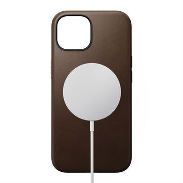 Nomad Handyhülle Nomad Modern Leather Case für iPhone 15 - Braun